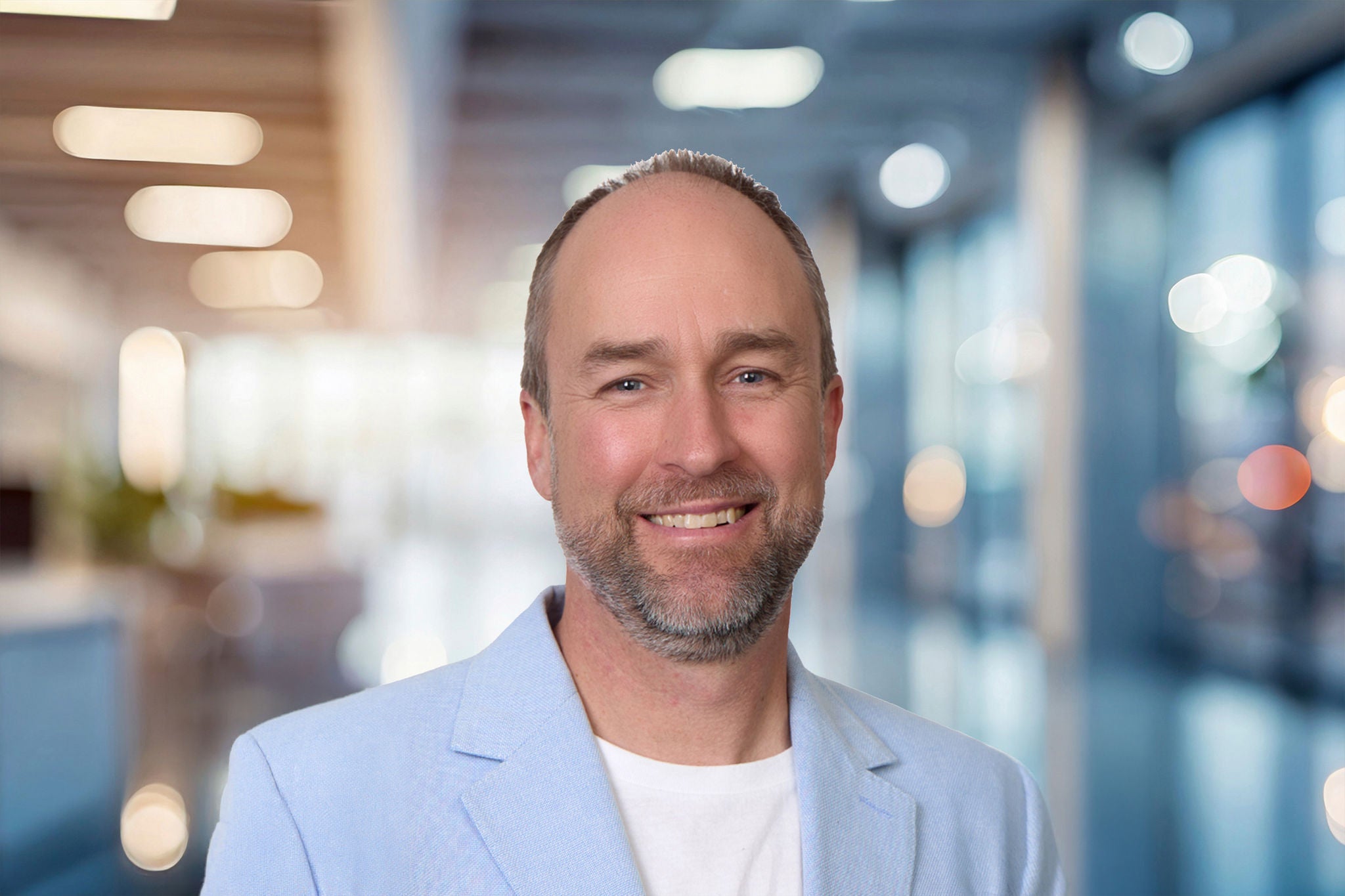 A photographic portrait of Ian Laslett