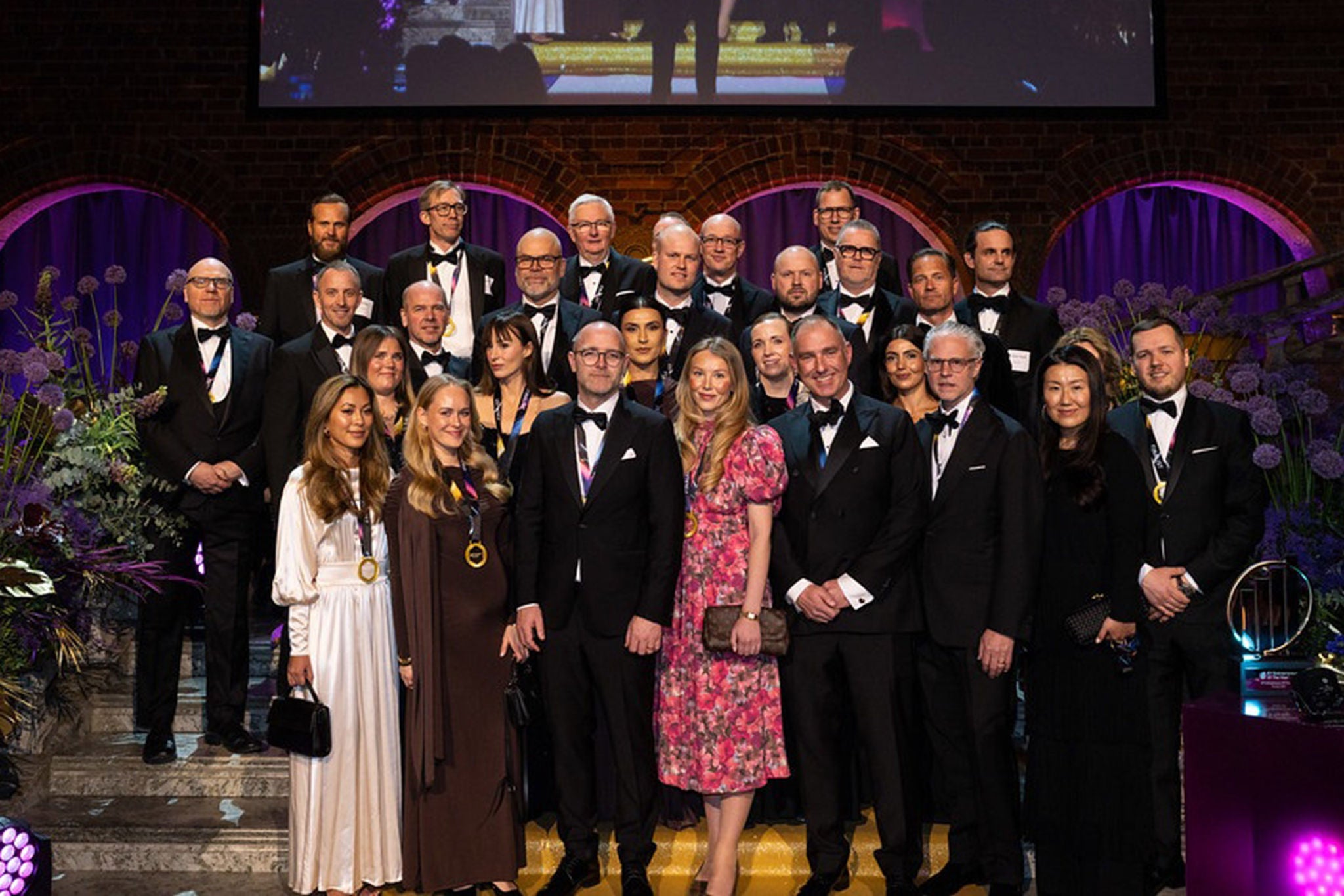 EY Entrepreneur Of The Year - personer på scenen ved final