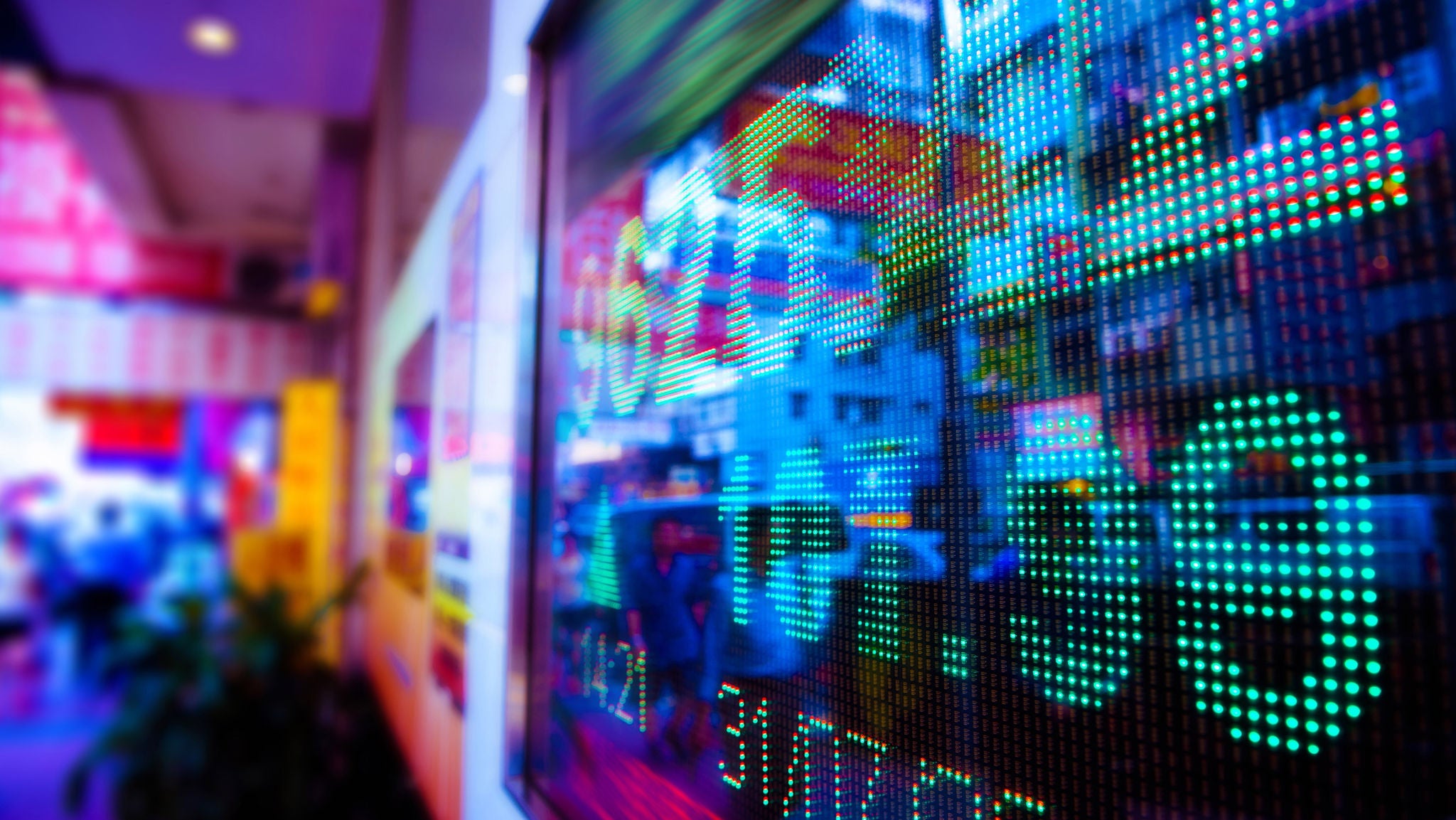 display stock market charts