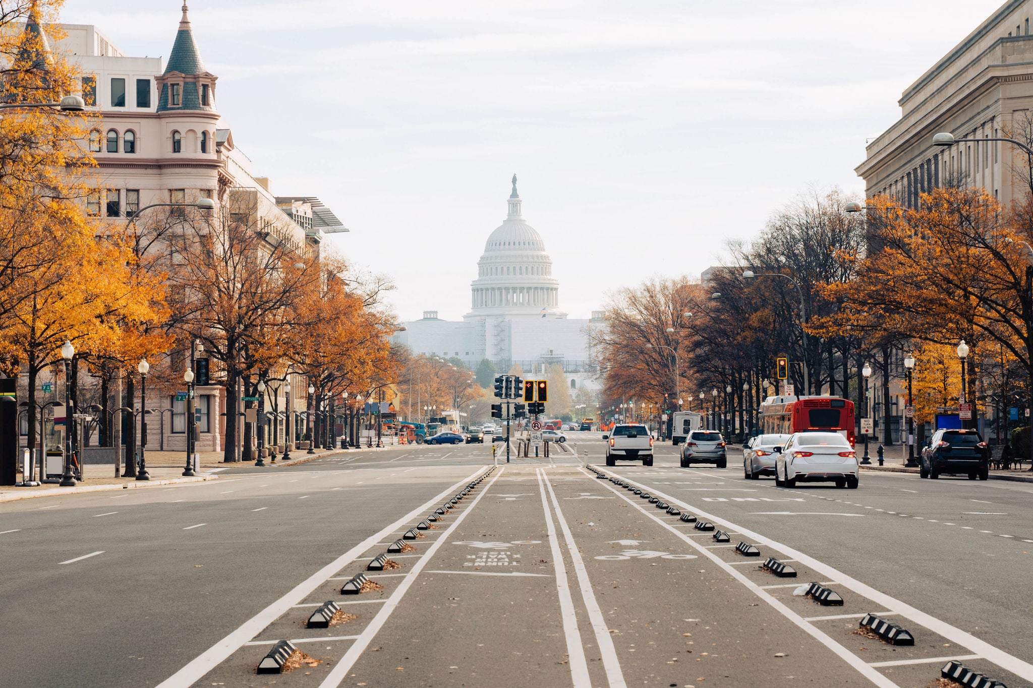 Autumn in washington dc