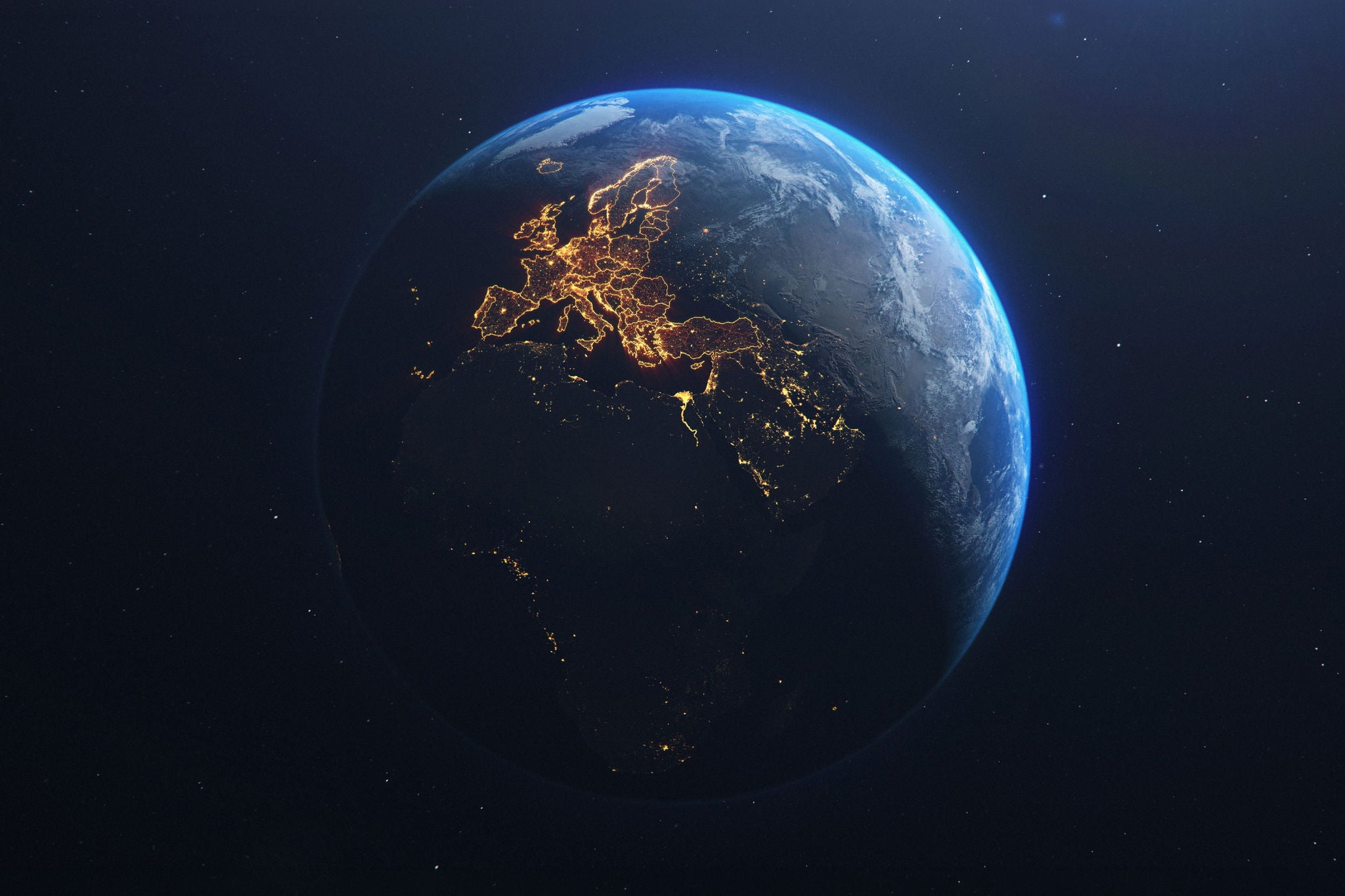 Sattelite image of earth