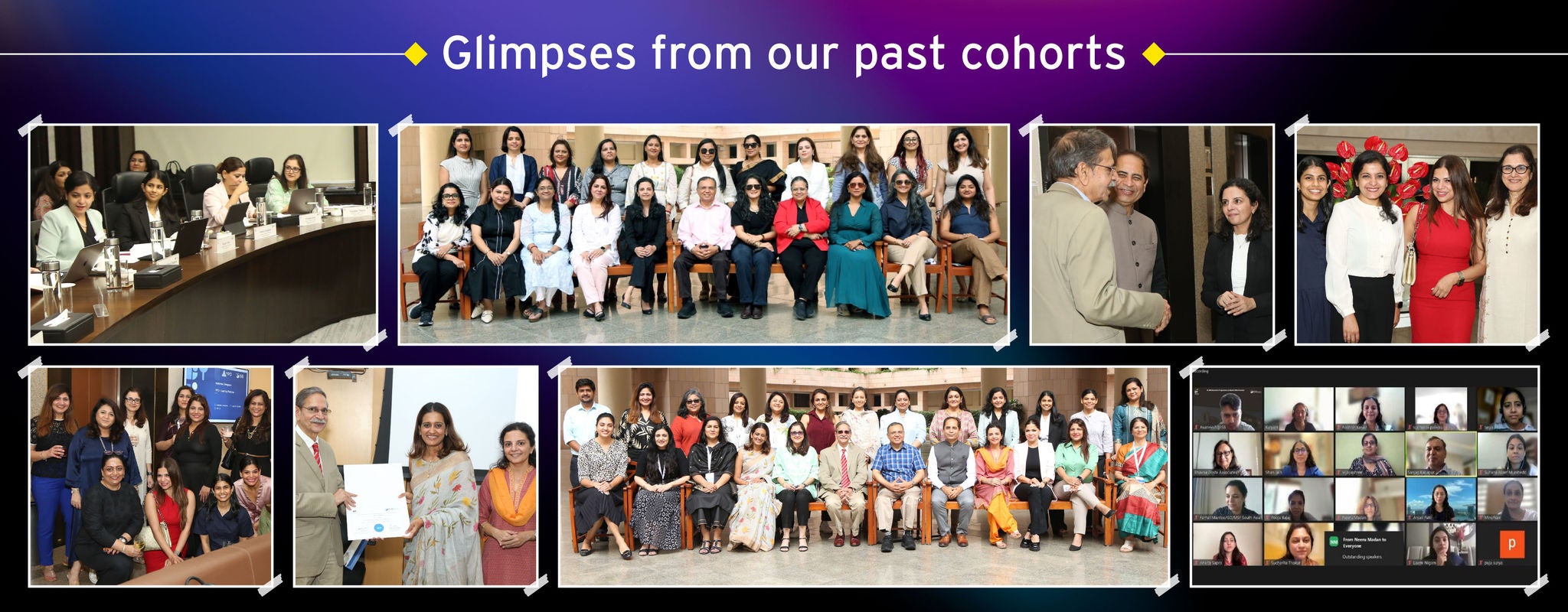 Catch a glimpse of our past cohorts