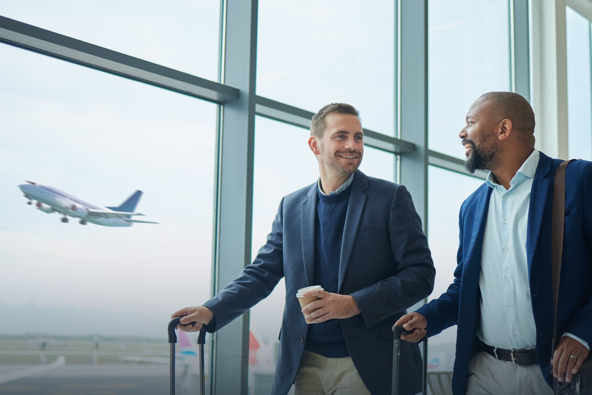 Men at the airport