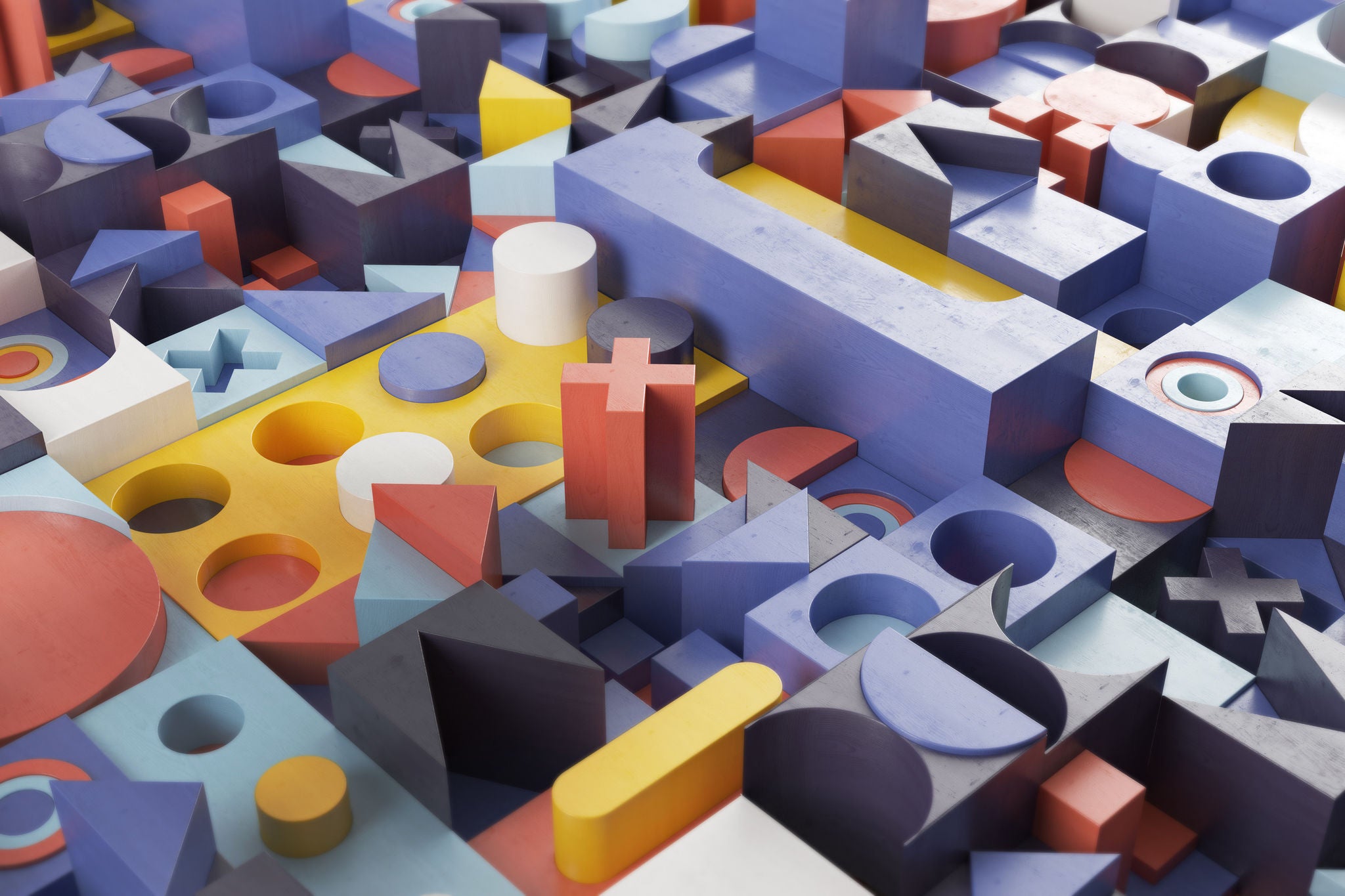 Geometrischer abstrakter 3D-Hintergrund