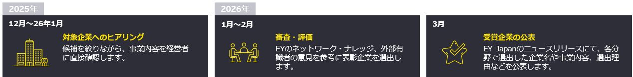 EY Innovative Startup　プロセス
