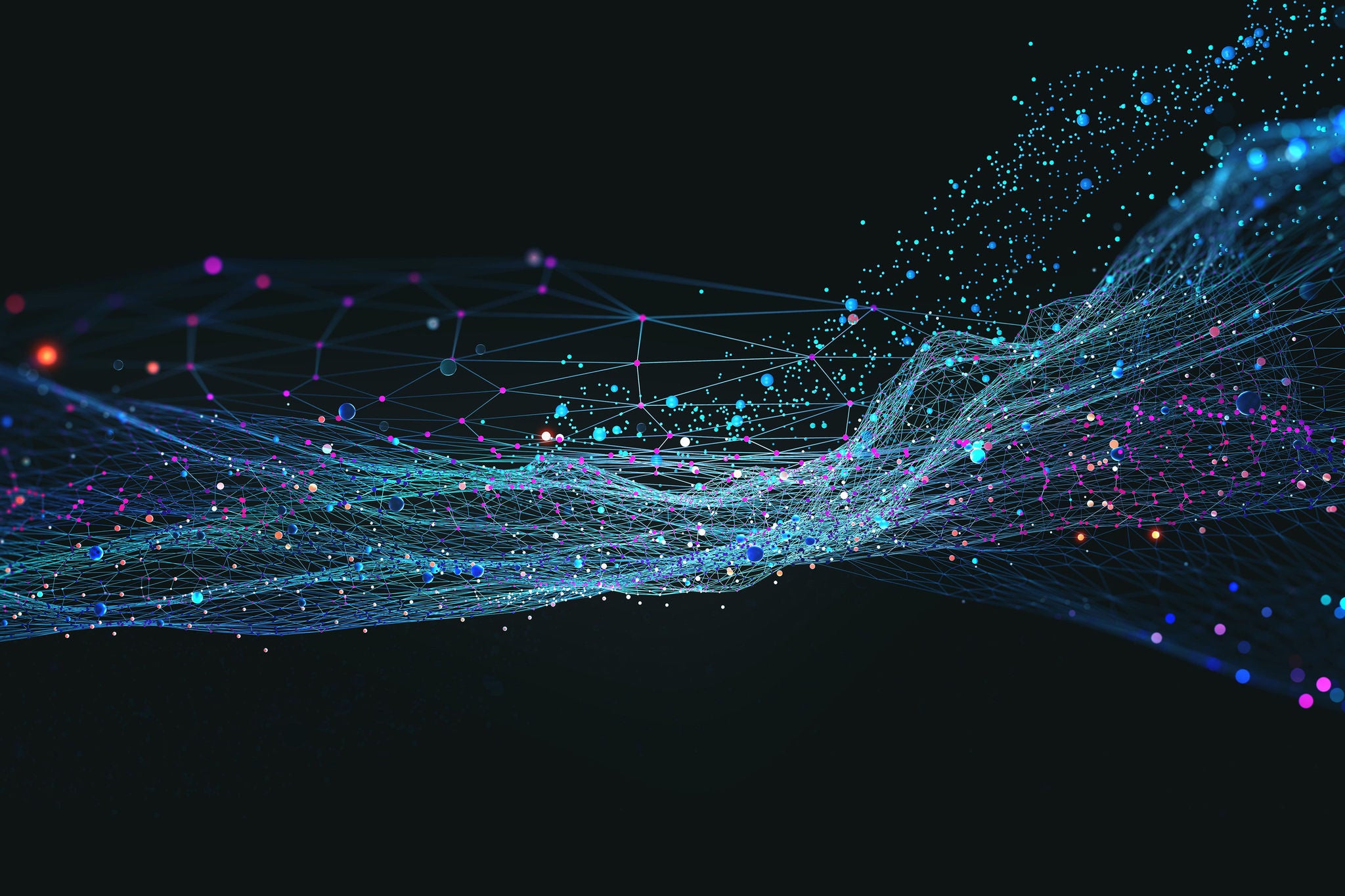 Big data concept and artificial intelligence