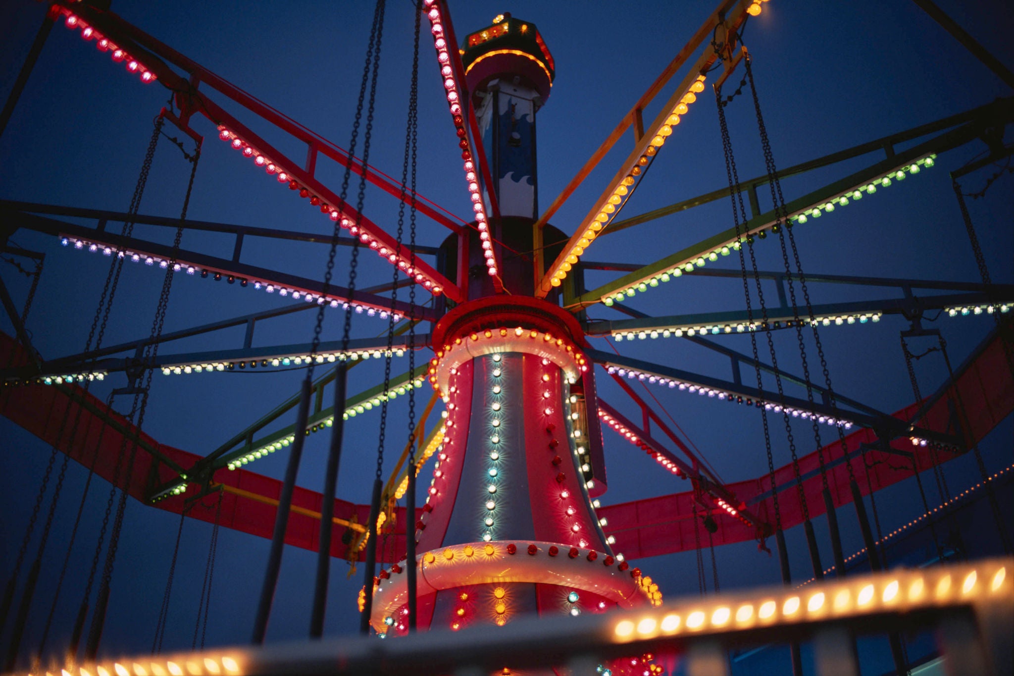  Carousel, low angle view