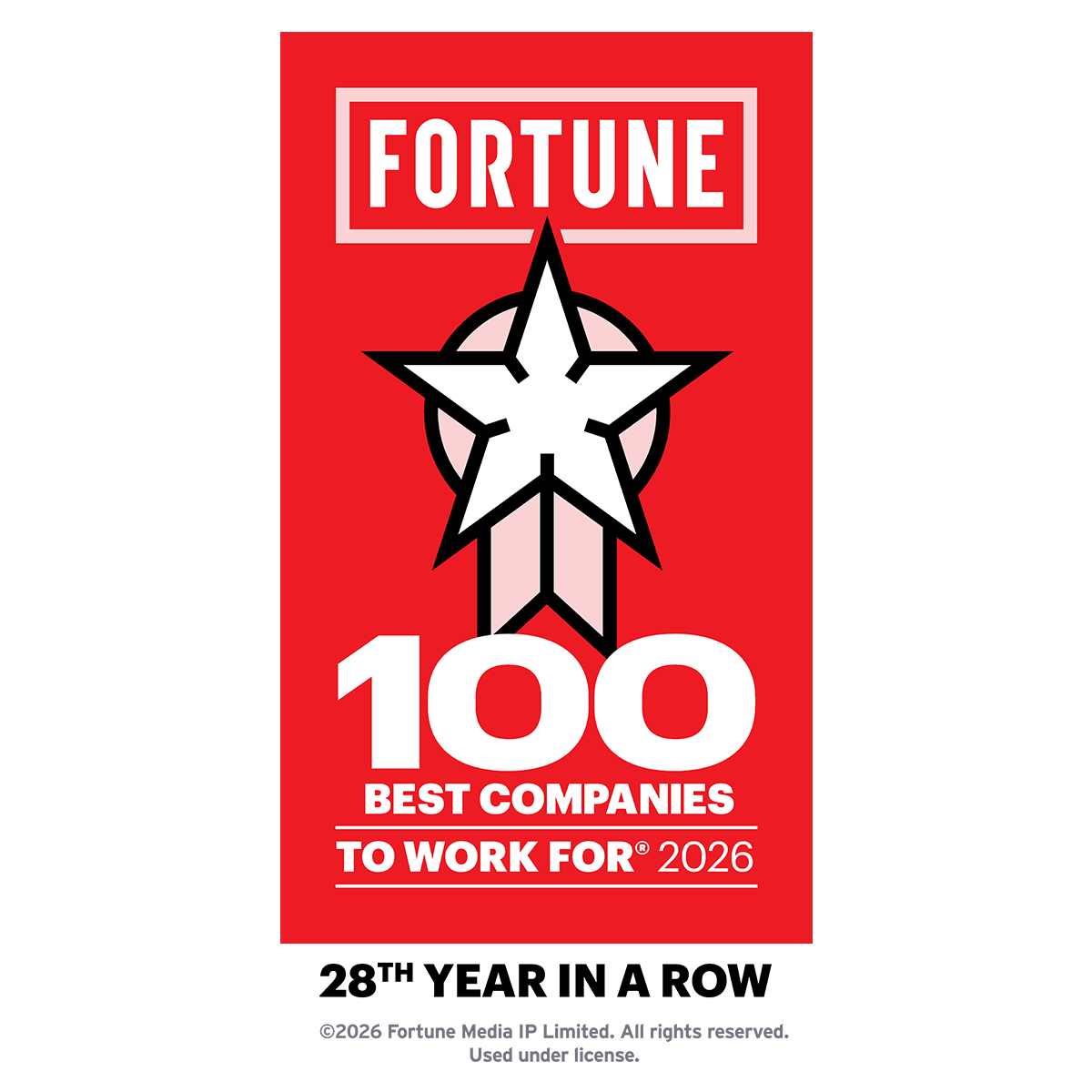 Fortune 100 Best Companies to Work for 2026