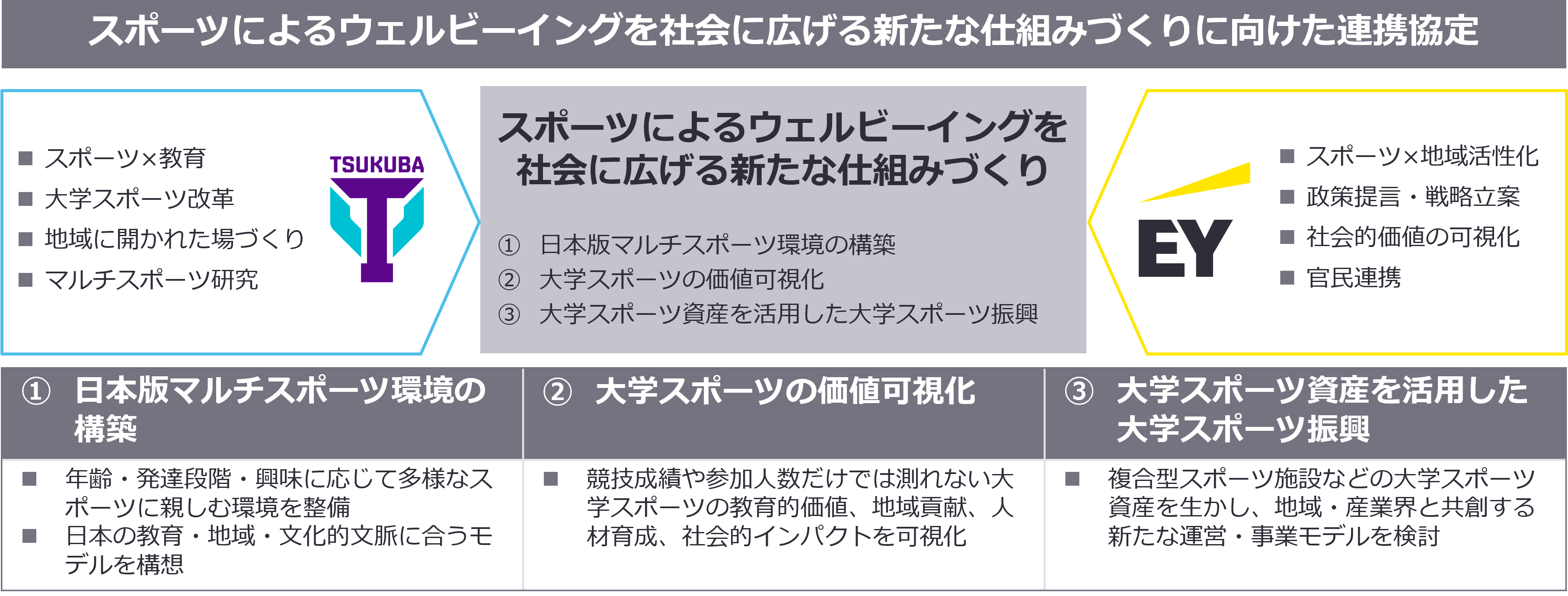 図：EYSCと筑波大学の連携（EYSC作成）