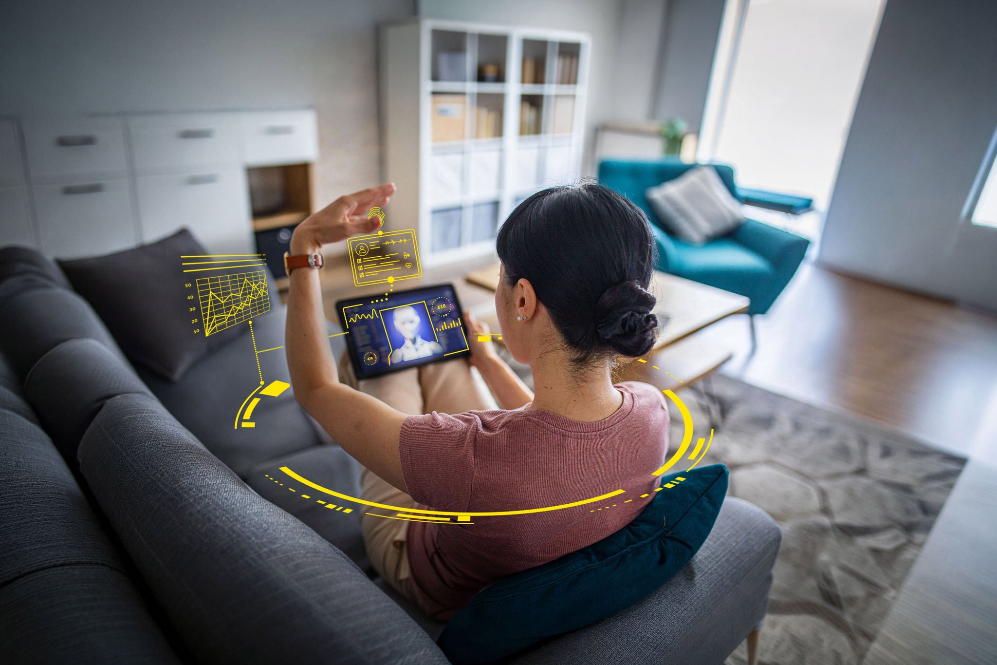 Futuristic Human-AI Communication via Smart Device