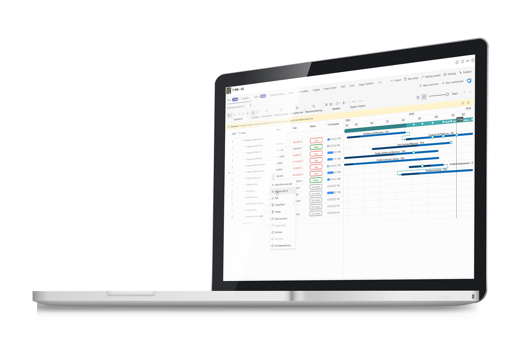 assess maturity model questions laptop facing left