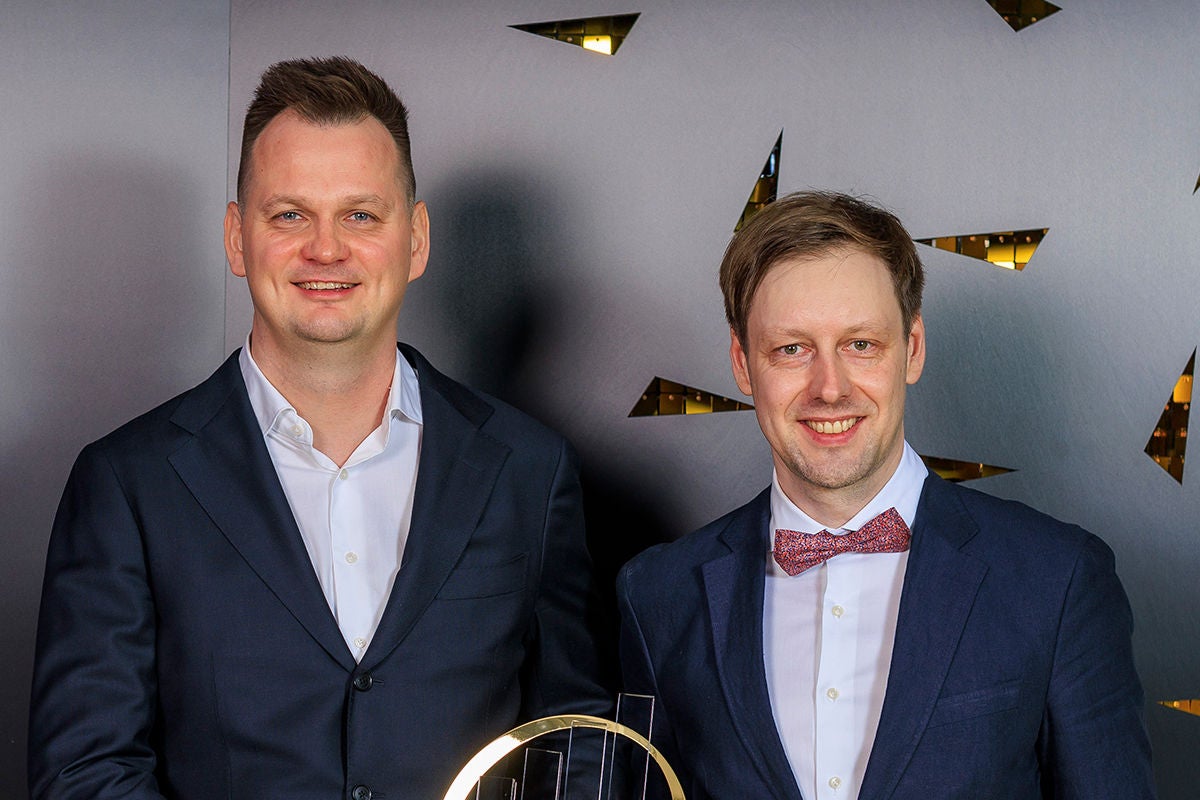 Photographic portrait of Martin Sokk and Mihkel Aamer