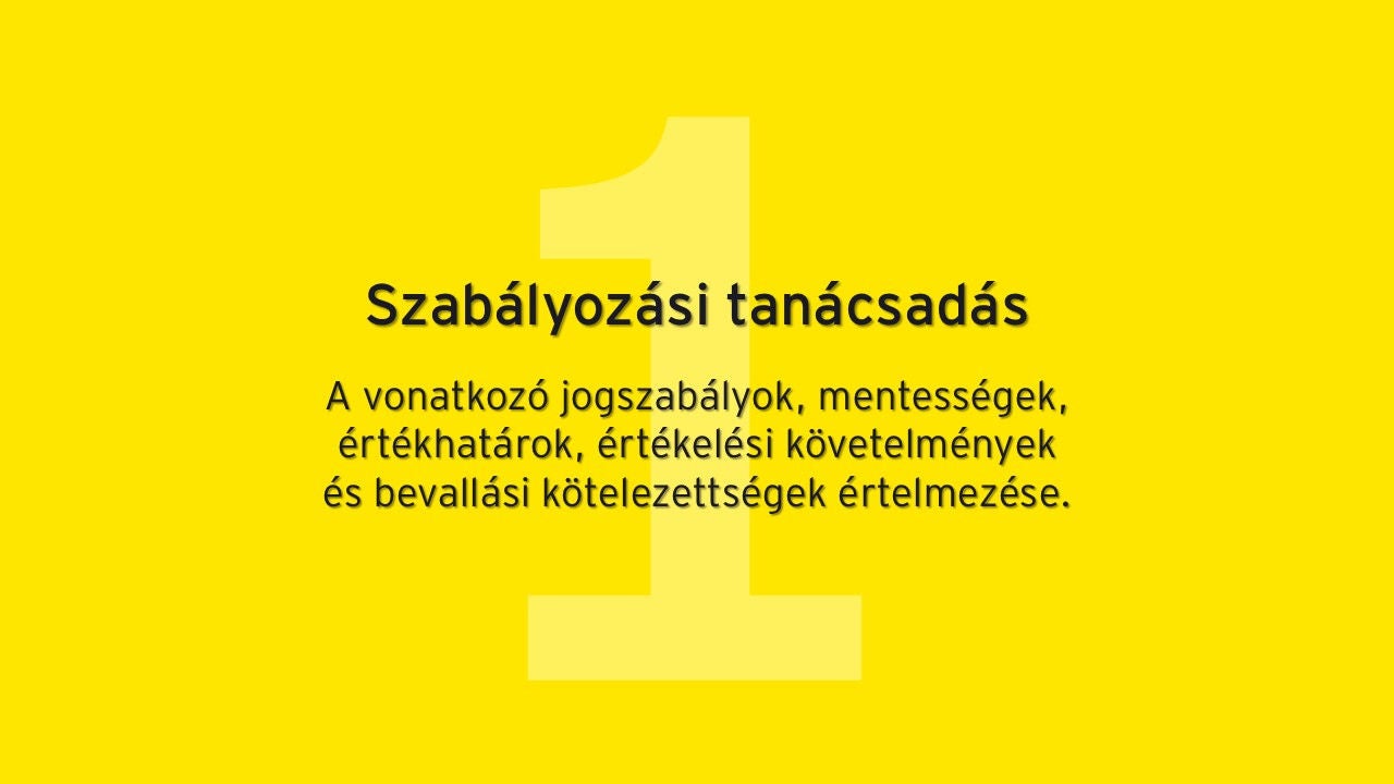 A vagyonadóval kapcsolatos EY-támogatás 1. pillére