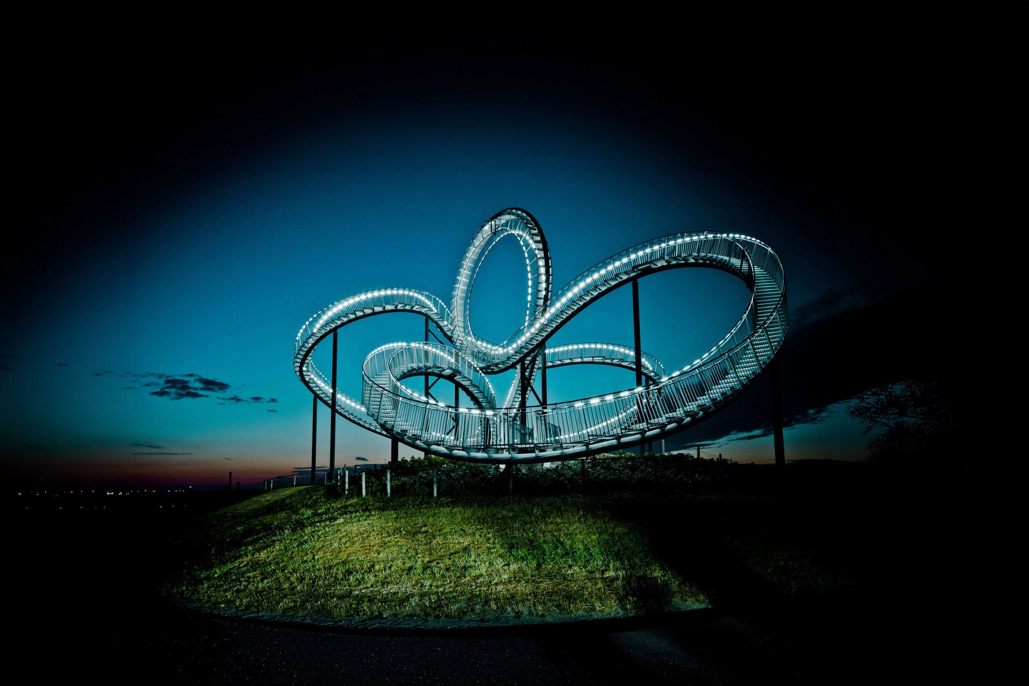 Tiger and Turtle – an art installation and landmark in Duisburg, Germany,