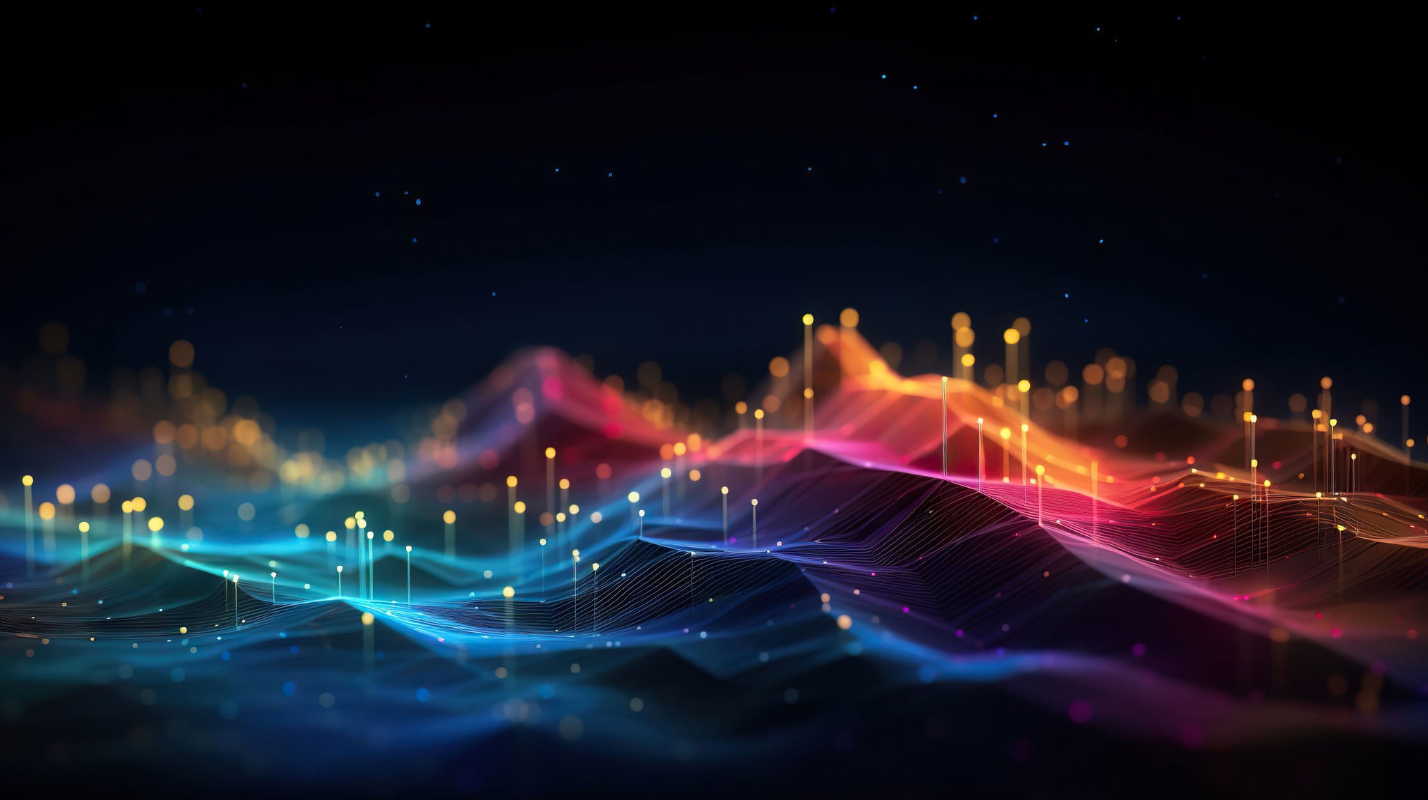 Abstract digital data background