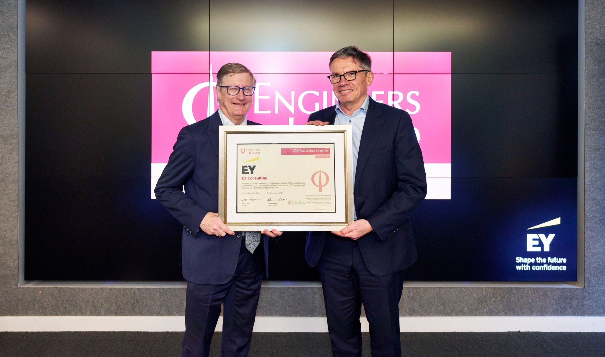 Photographer for Engineers Ireland Accreditation Event