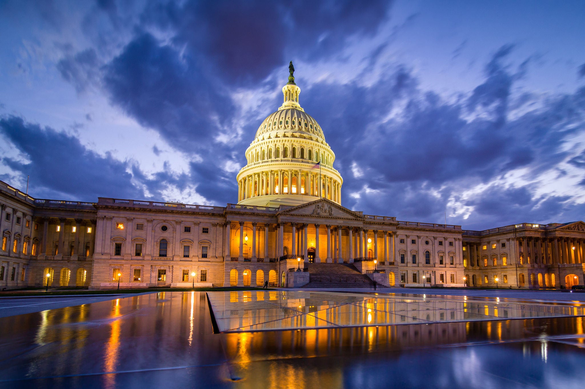 Storm Over the U.S. Capitol