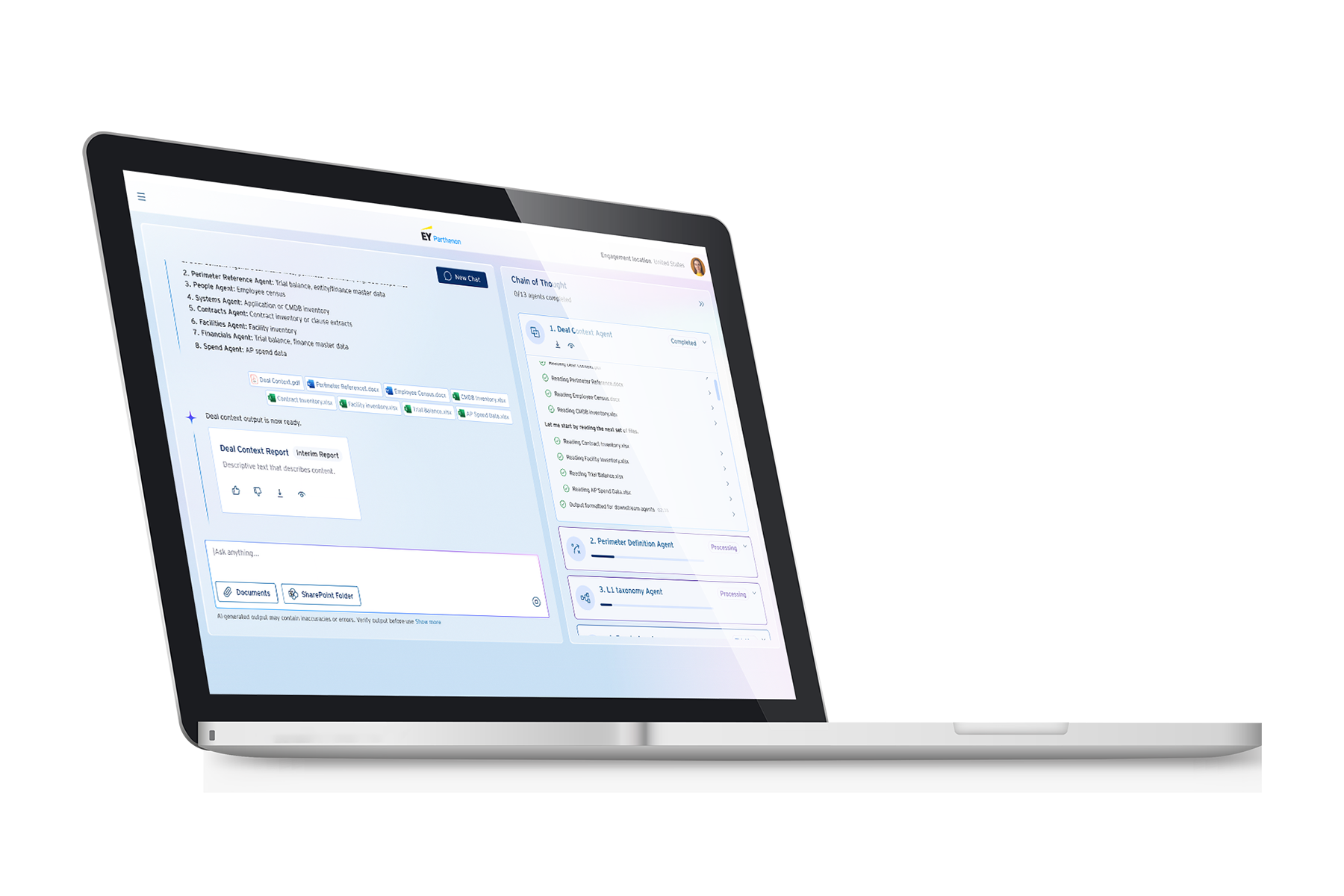 Laptop showing collaborative analytics workspace dashboard