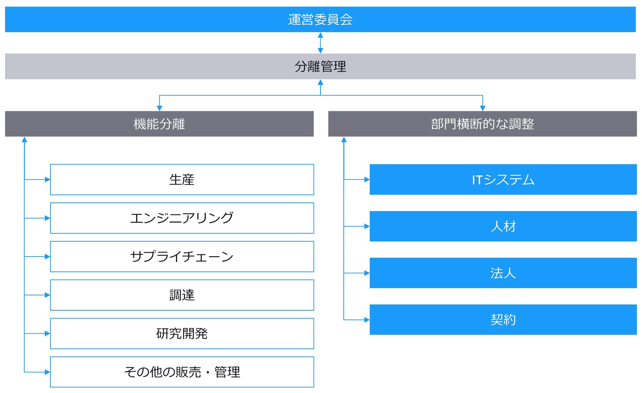 化学企業の複雑なカーブアウトのためのガバナンス体制