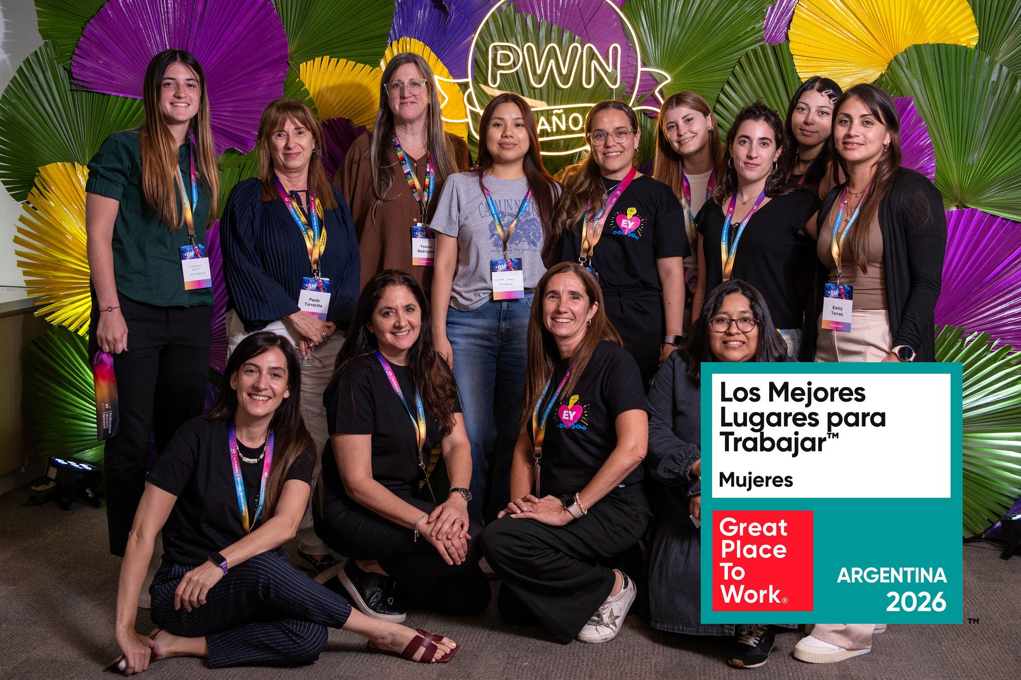 Mujeres de EY durante el PWN
