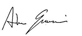 Andrea guerzoni Signature