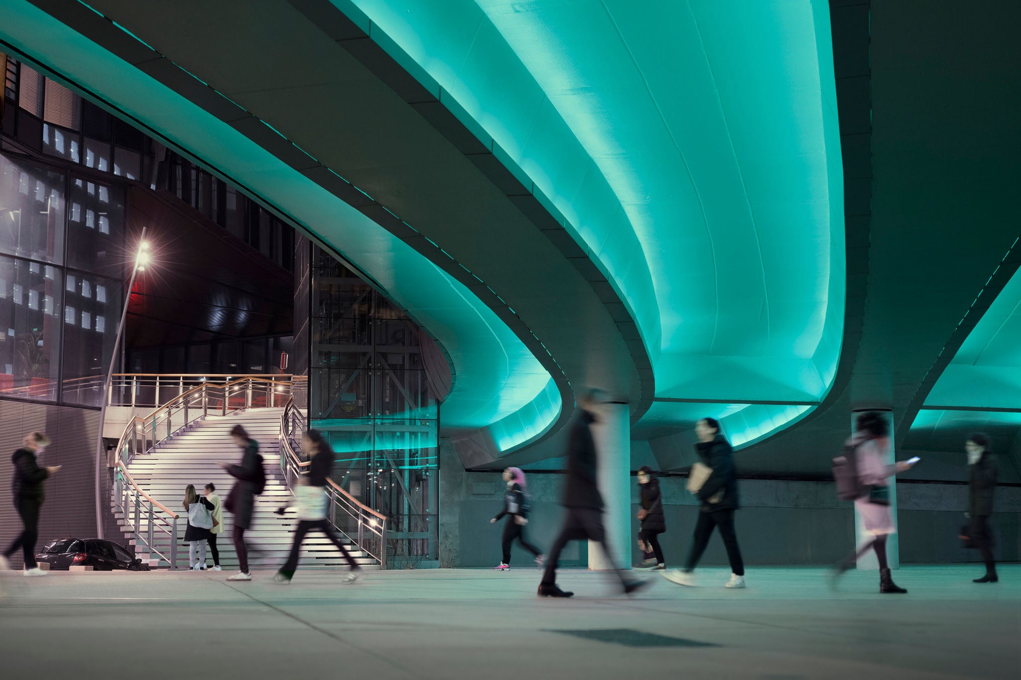 Work colleagues brainstorming in creative office