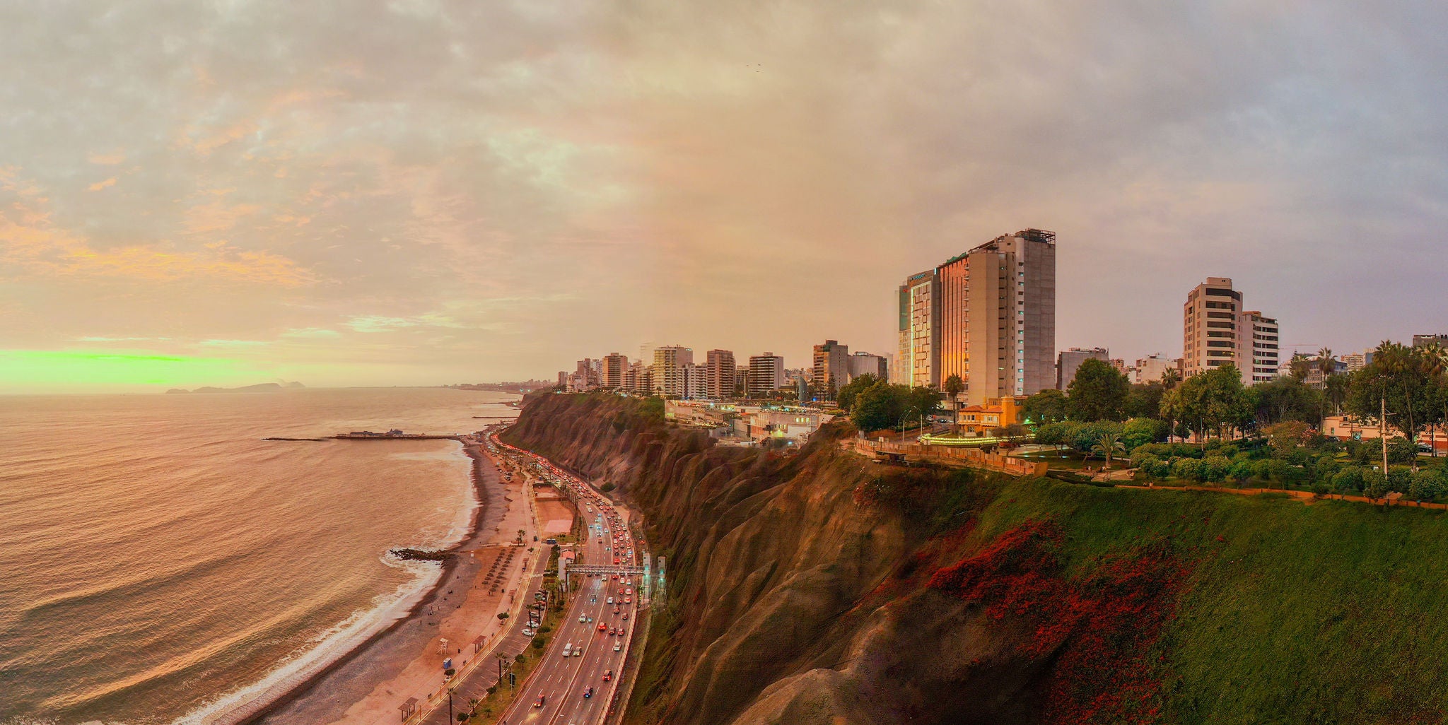 Ciudad Lima Atardecer