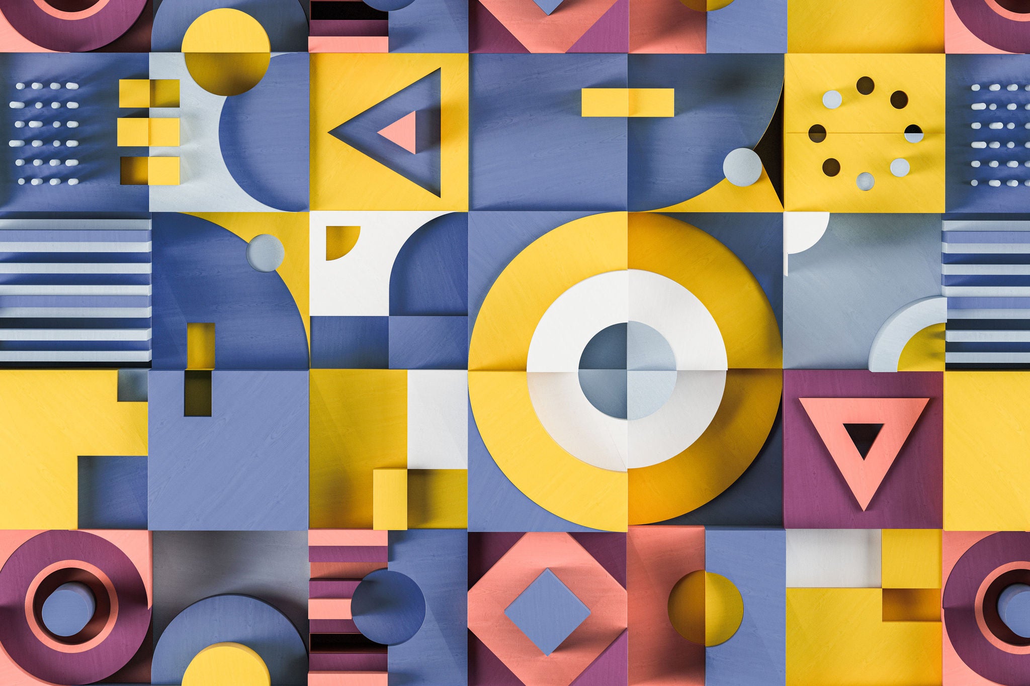 Geometrischer abstrakter 3D-Hintergrund