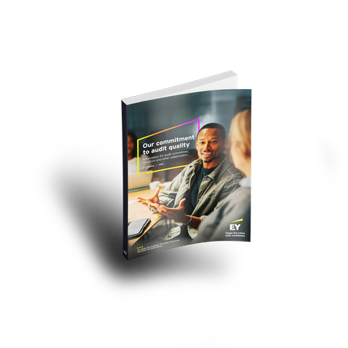 Audit Quality 2026 book with cover of Our commitment to audit quality