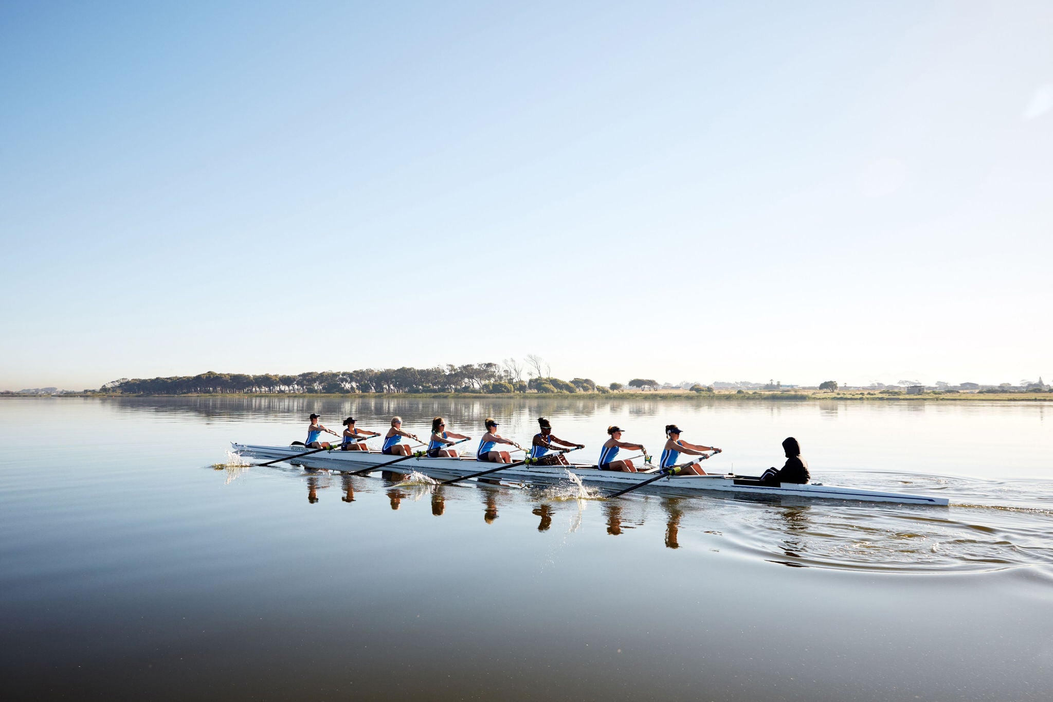 Group of women kayaking