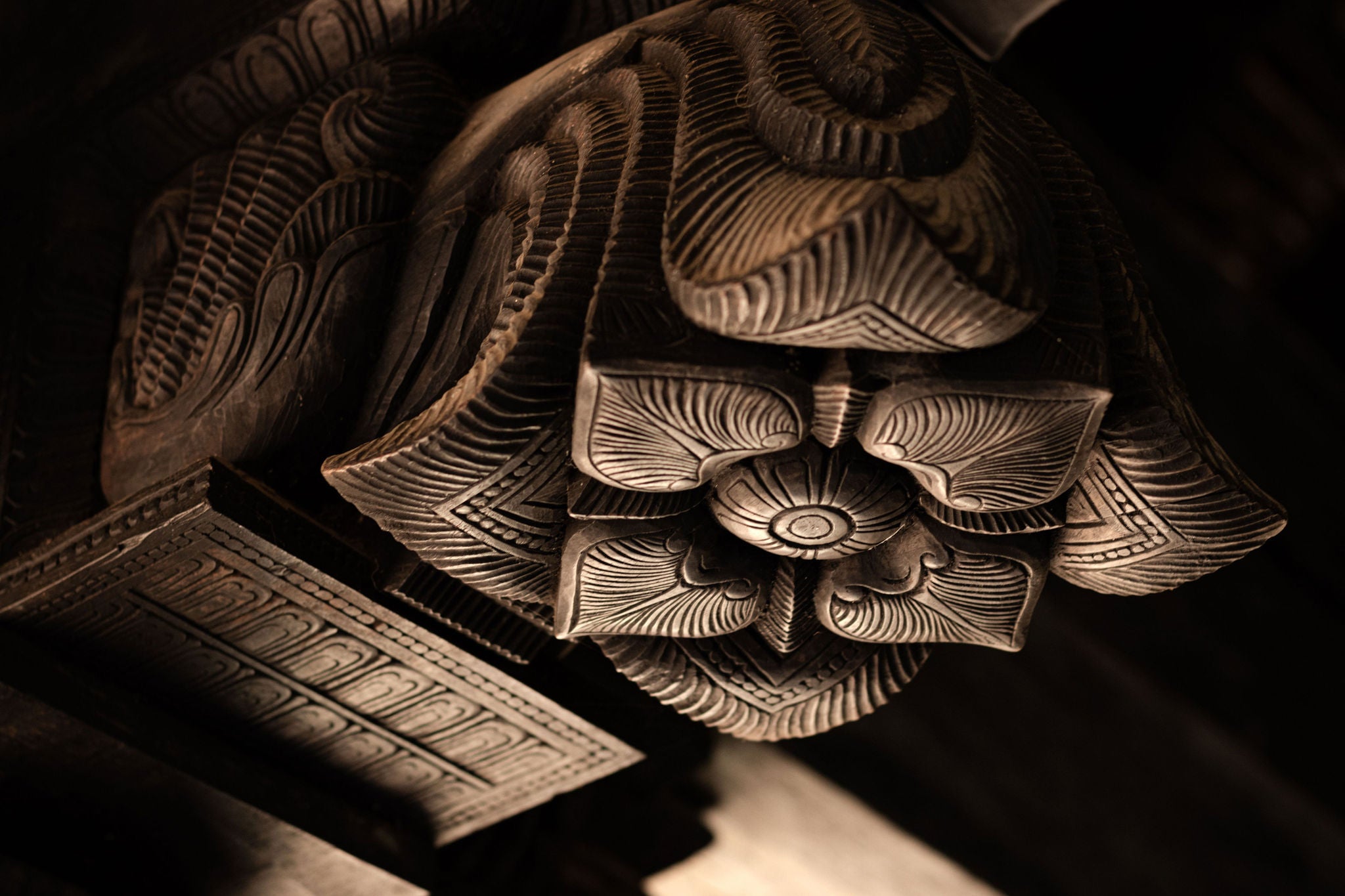 Traditional Wood Carvings of Embekka Devalaya