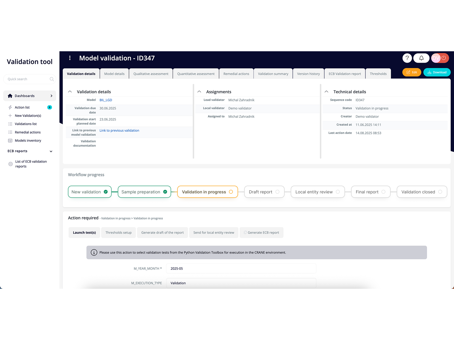 Workflow & methodology