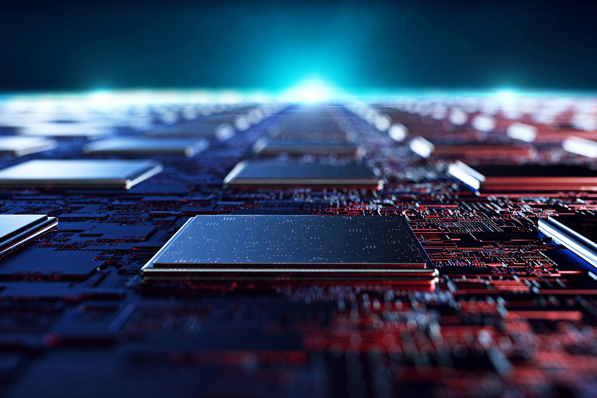 ey printed circuit board futuristic  server