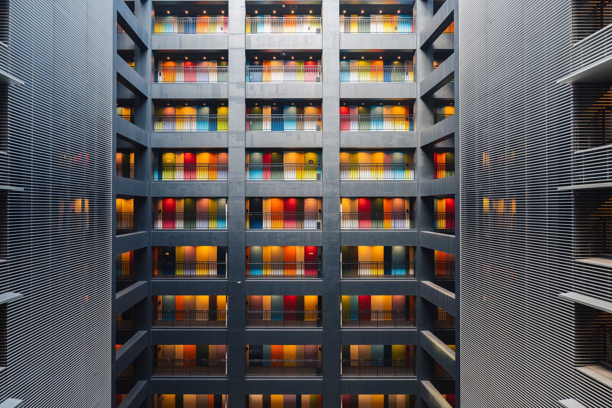 Colourful doors and systems