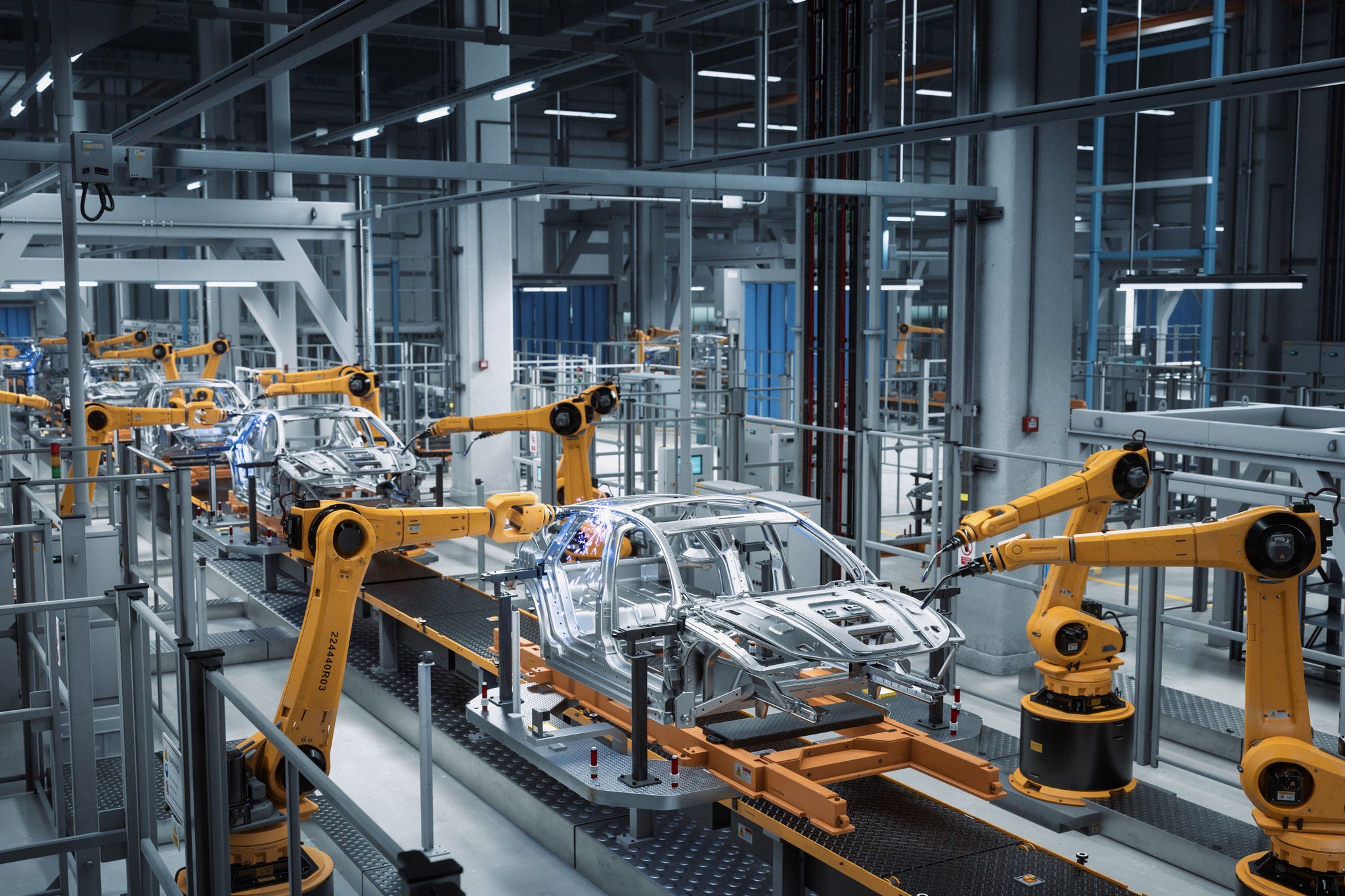 fabrica automotiva moderna