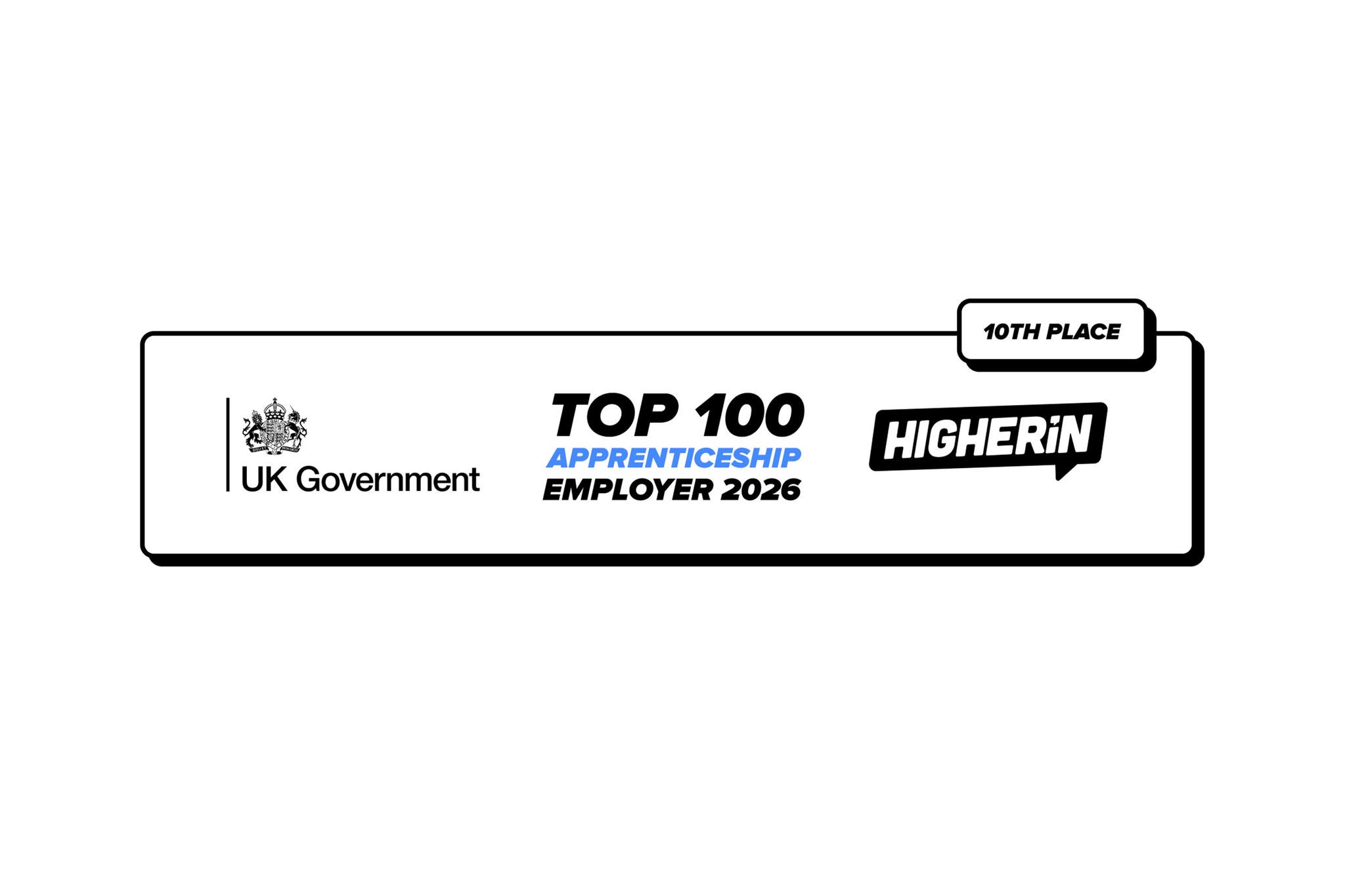 Logo for top 100 apprenticeship employer