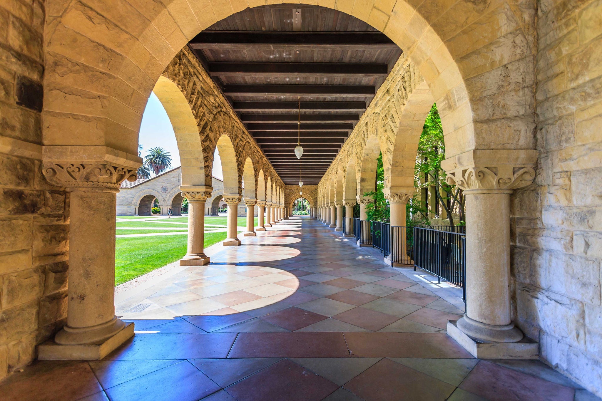 Exterior Colonnade Hallway