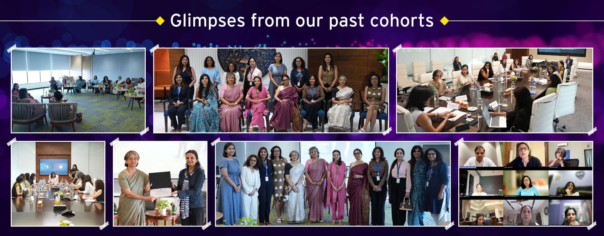 Catch a glimpse of our past cohorts