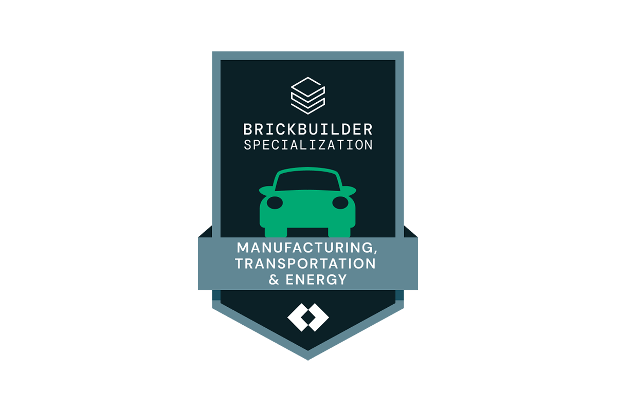 2026 Brickbuilder Specialization: Manufacturing, Transportation & Energy