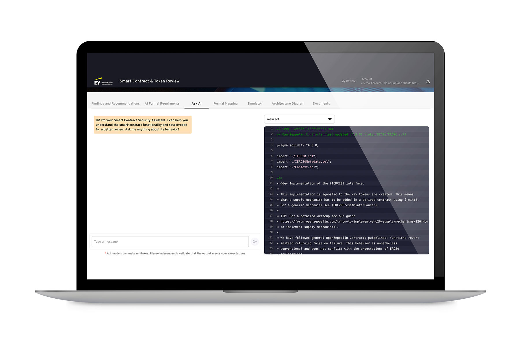 Smart contract sample tokens