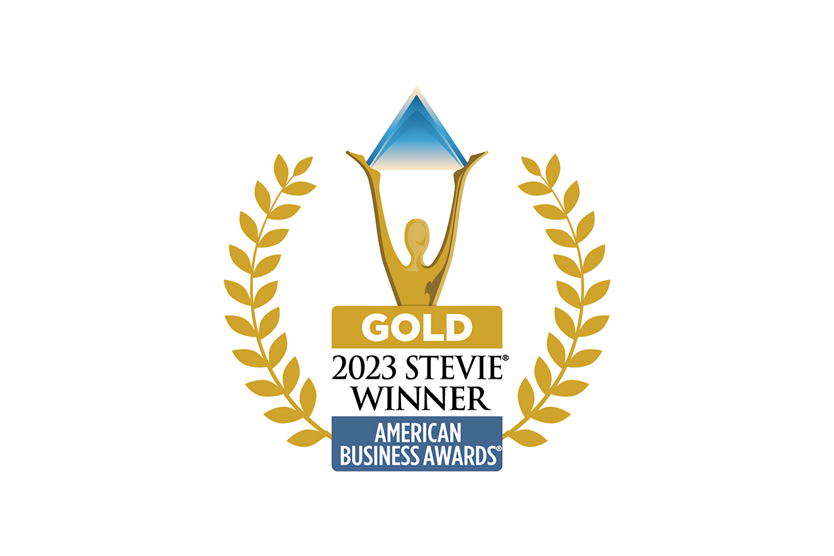 2023 Stevie awards gold winner
