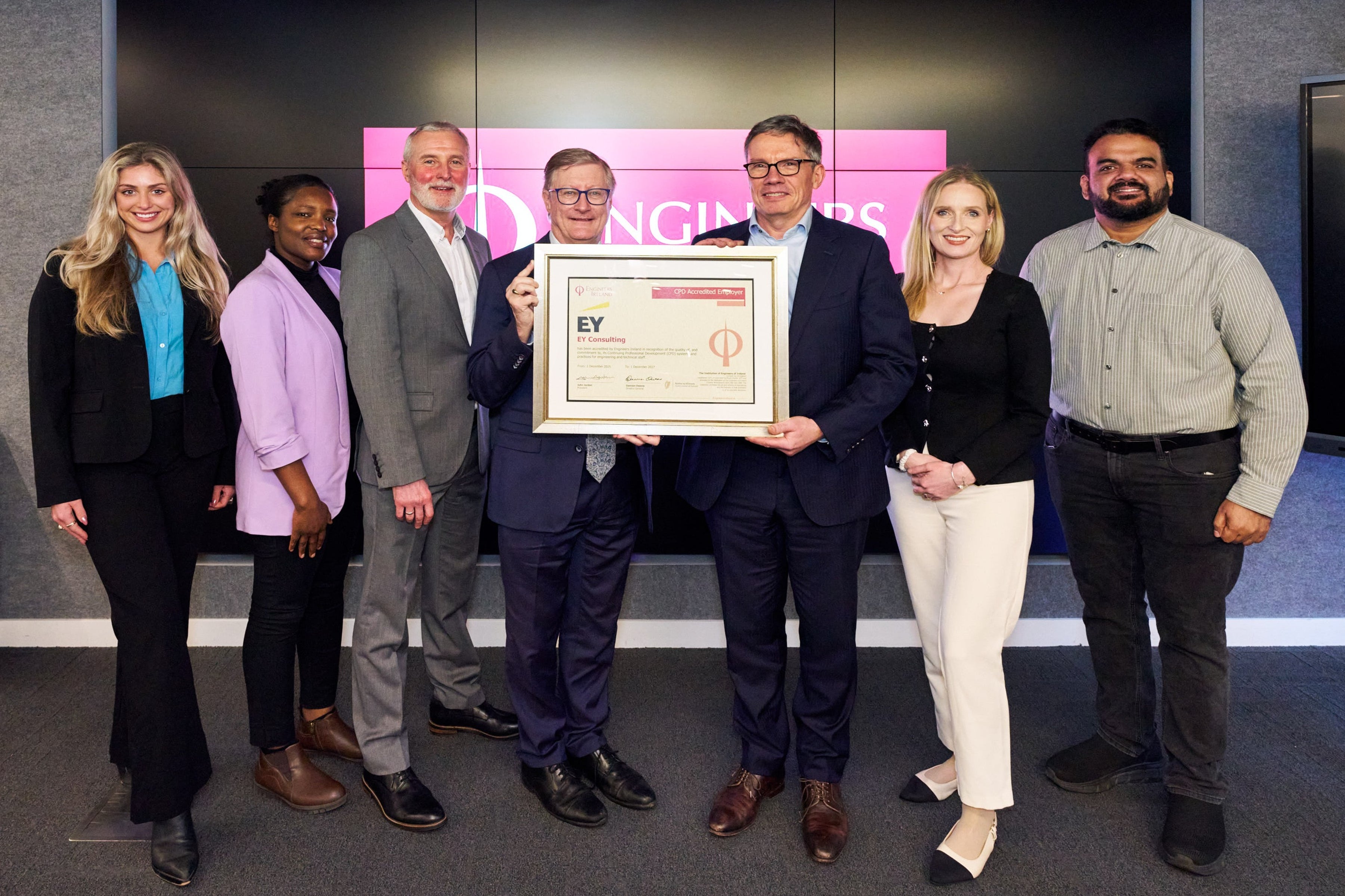 EY Ireland Awarded Engineers Ireland’s CPD Accredited Employer Standard ...