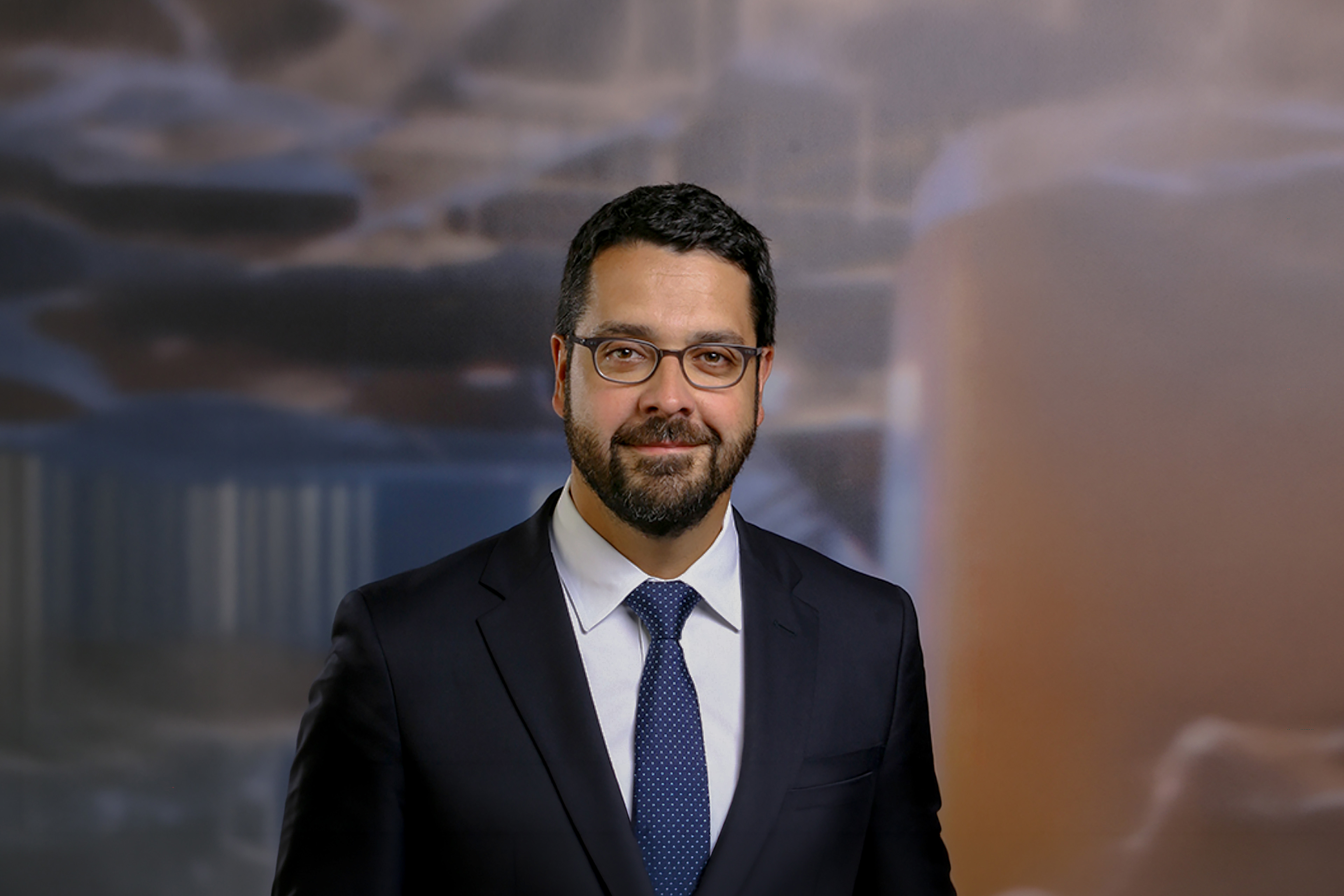 A photographic portrait of Andres Saenz