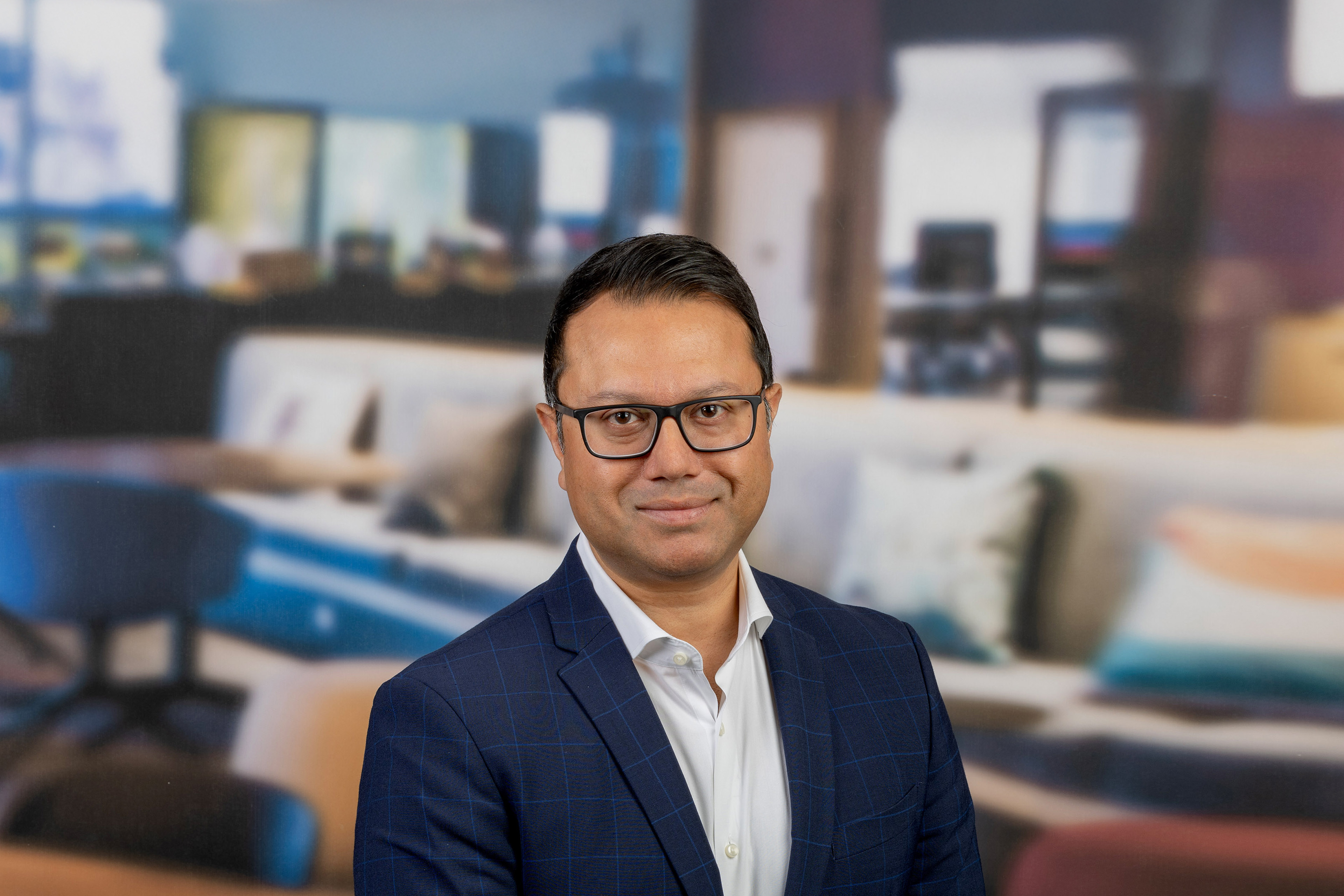 Photographic portrait of Chandan Sarkar