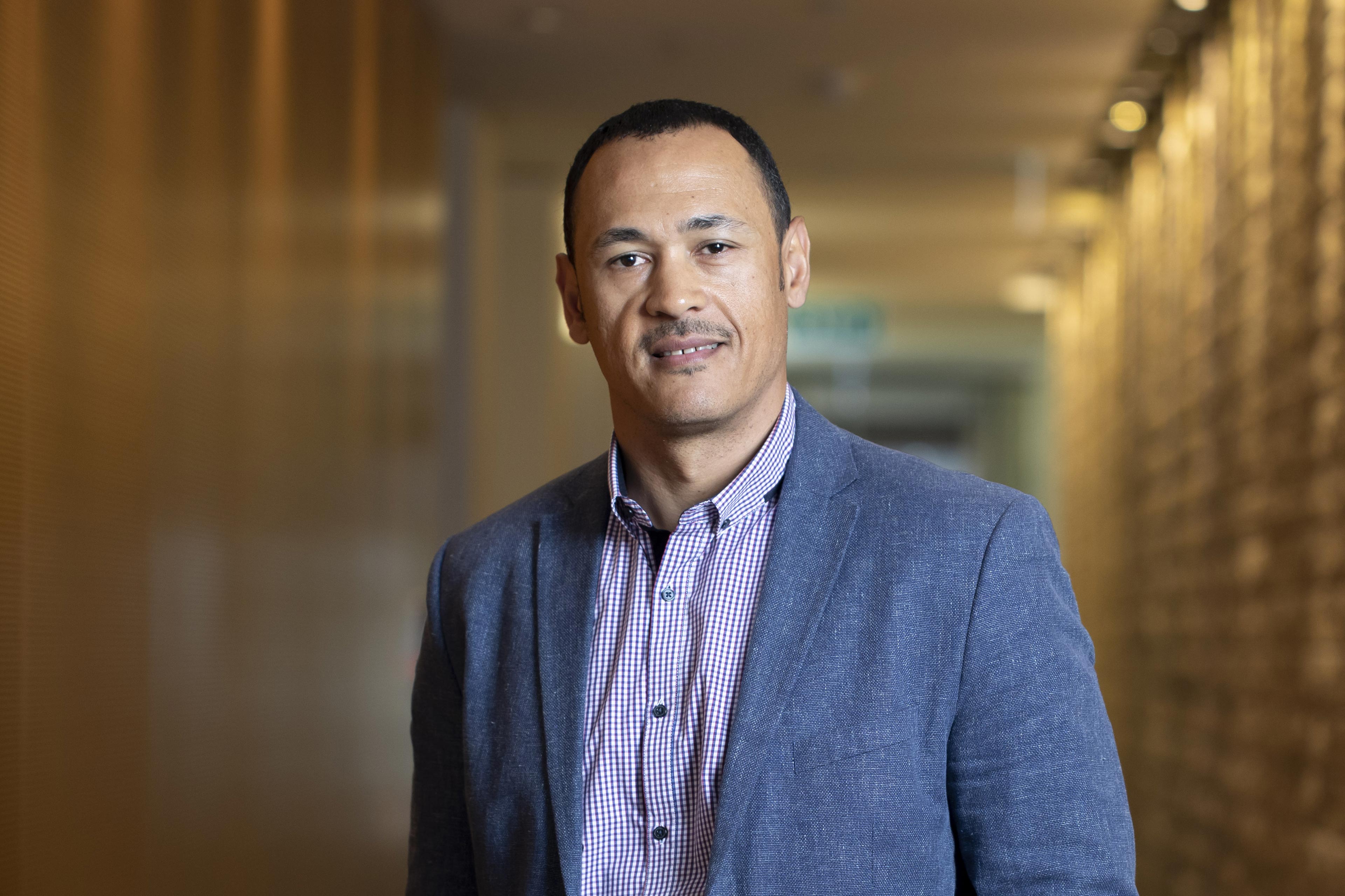 Photographic portrait of Cleedon Botha