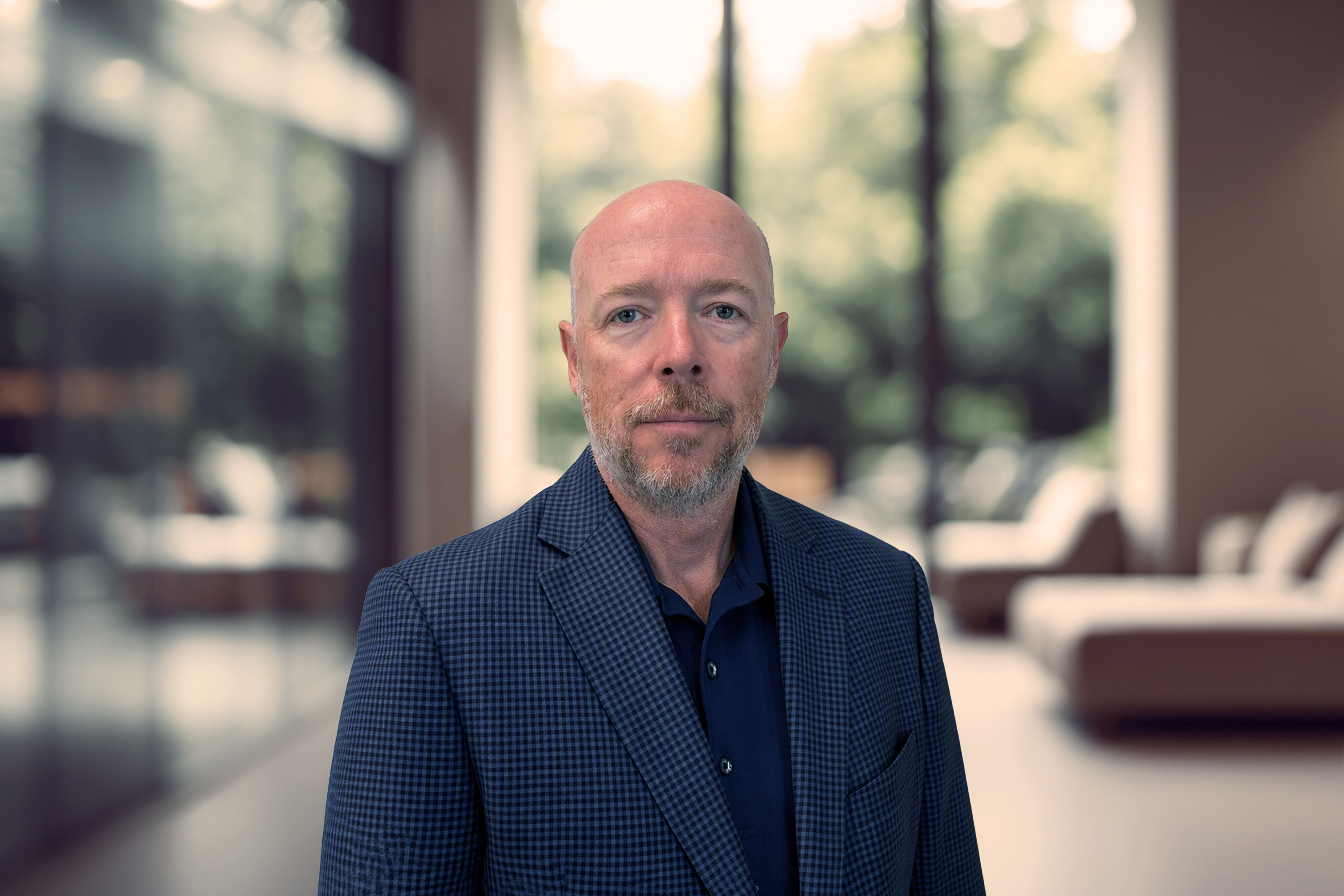 Photographic portrait of Geoff Vickrey