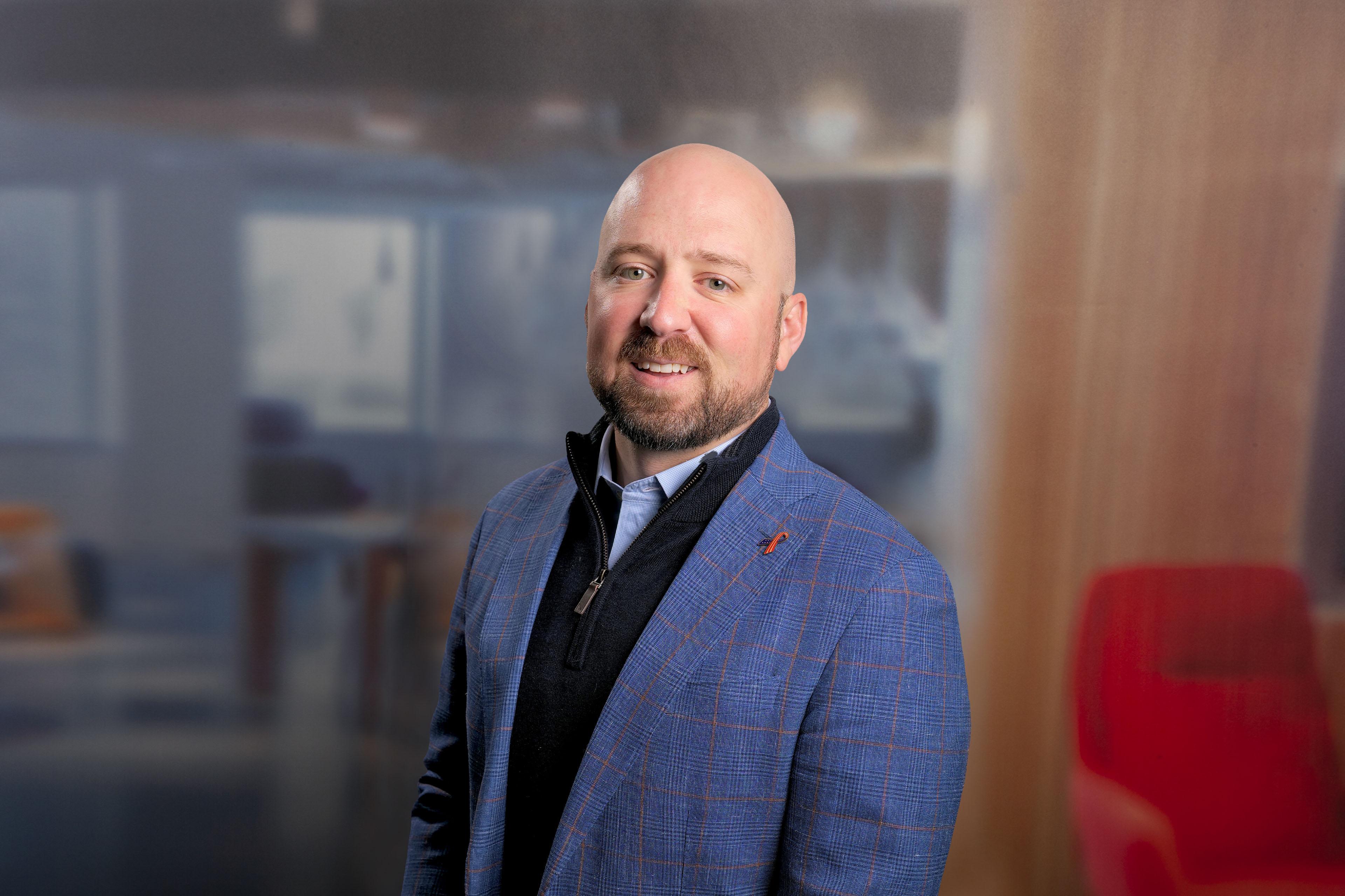 Photographic portrait of Justin Shafer