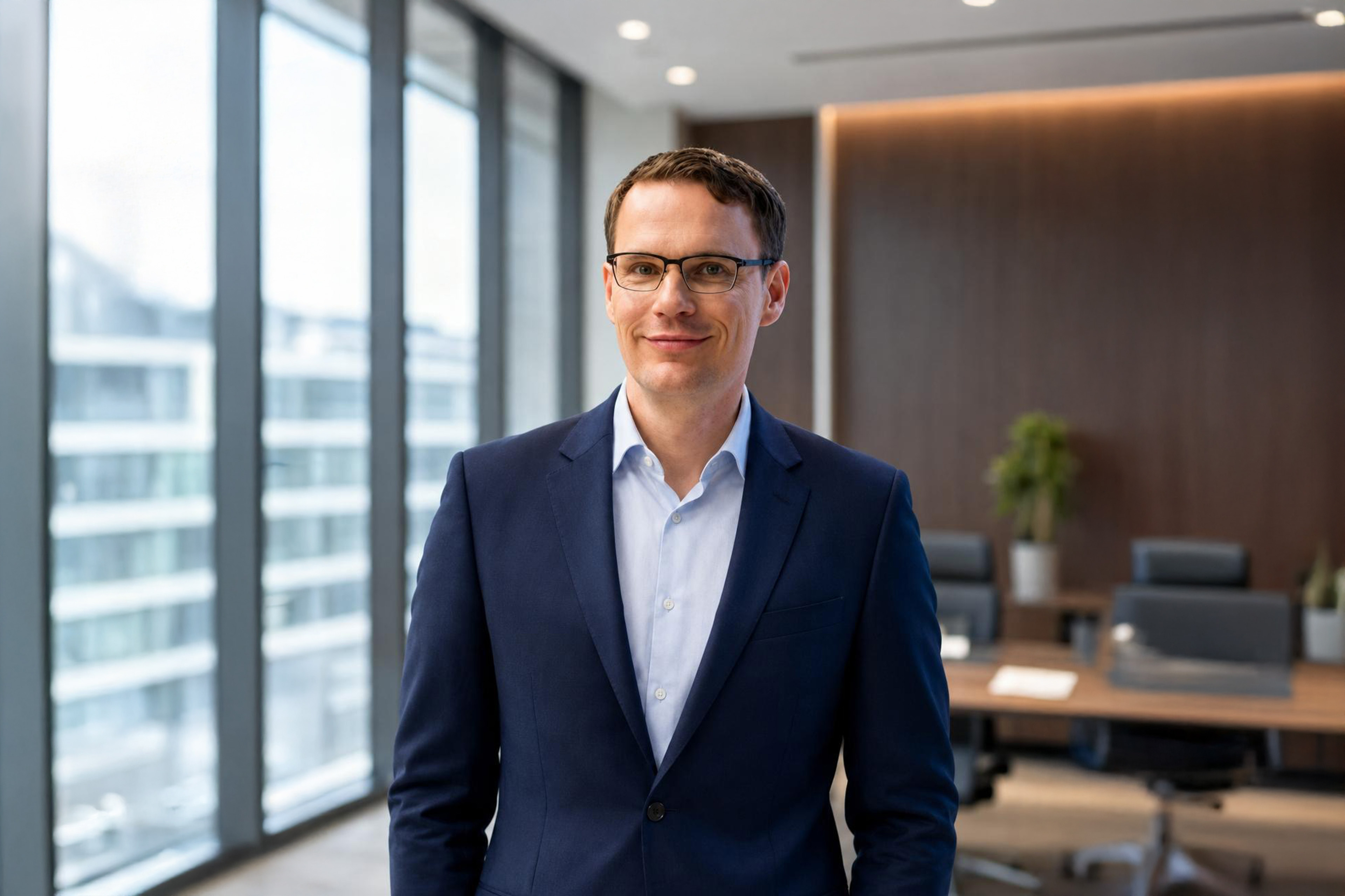 Photographic portrait of Nils Melcher
