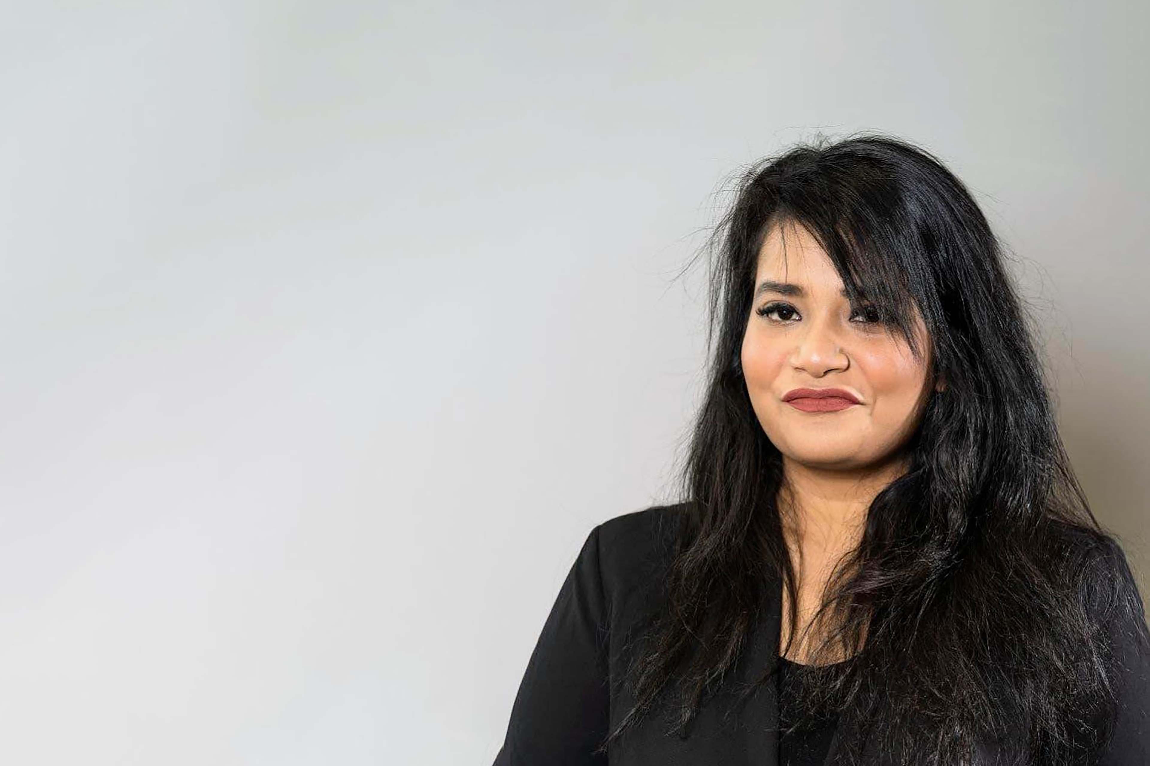 A photographic portrait of Oatima Siraj