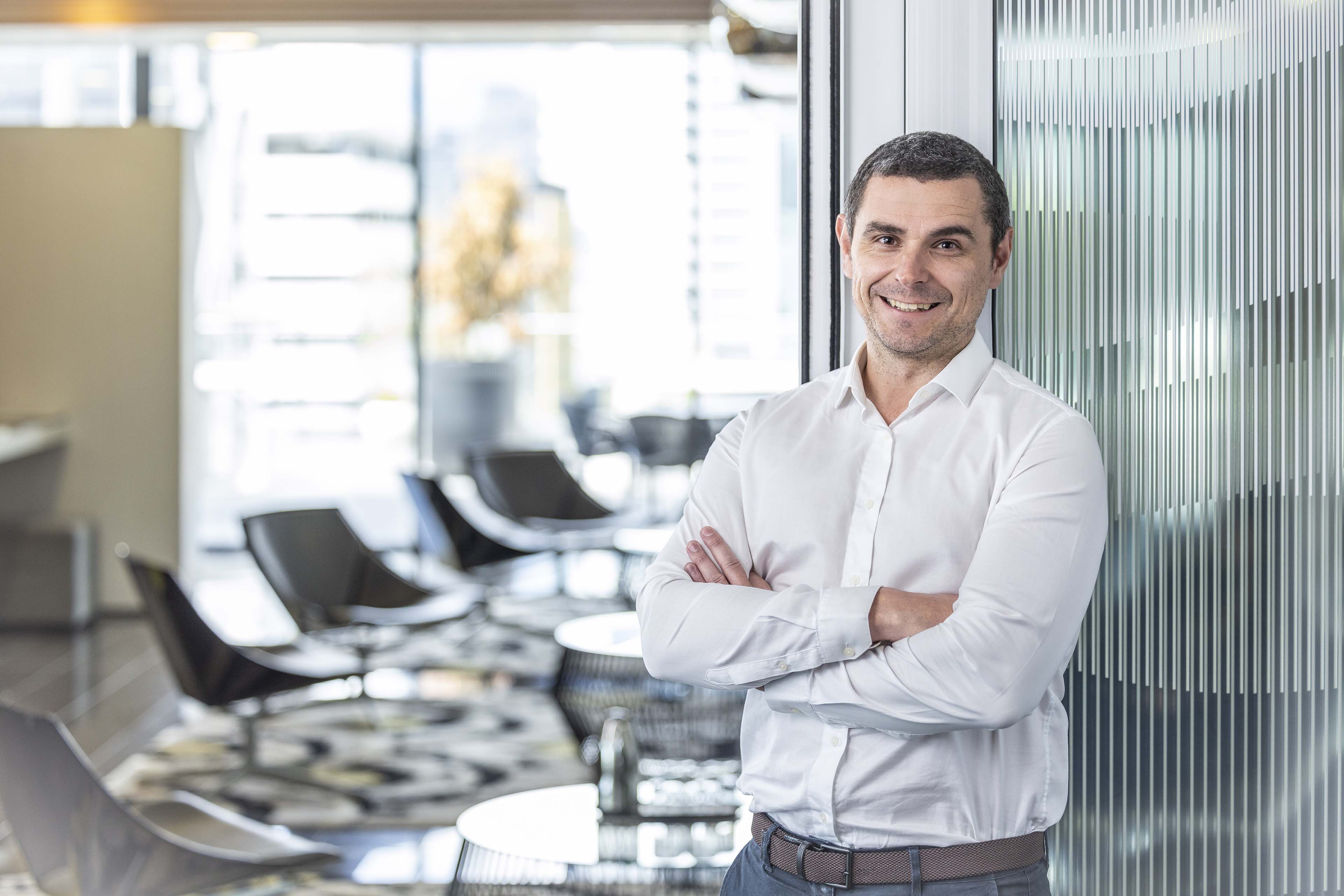 A photographic portrait of Nathan Bittle